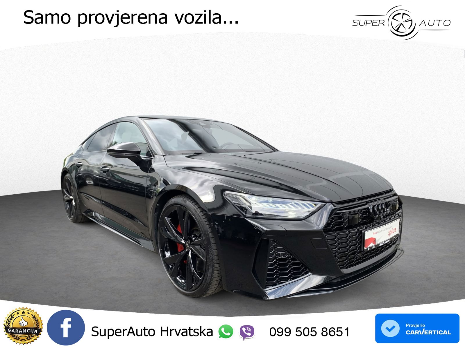 Audi RS7 4.0 TFSI V8 (600 KS) quattro tiptronic LED+GR SJED+ACC