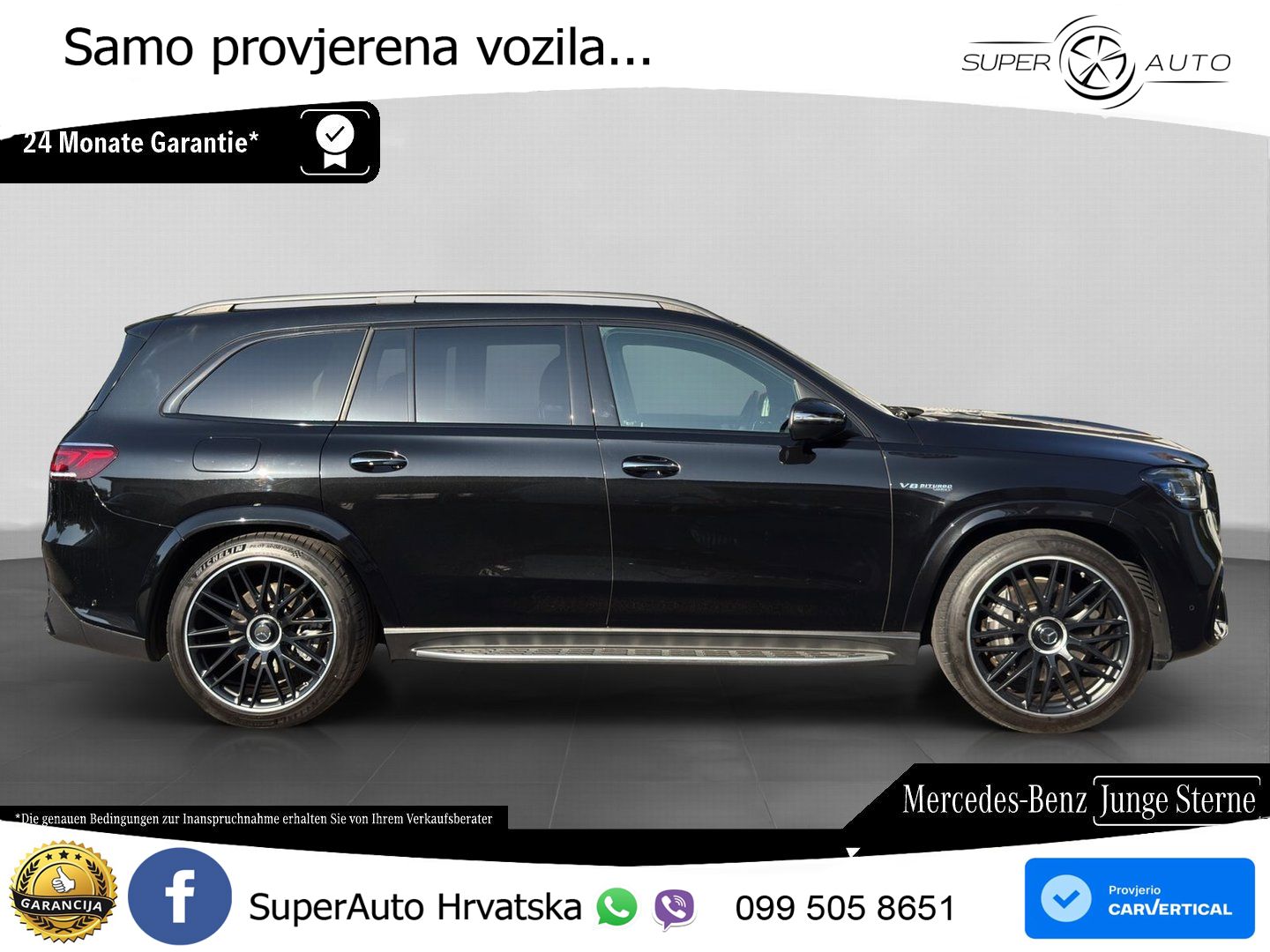 Mercedes-Benz GLS AMG GLS 63 V8 EQ Boost 4MATIC+ TCT ACC+HEAD+4xGR SJED+360+PANO