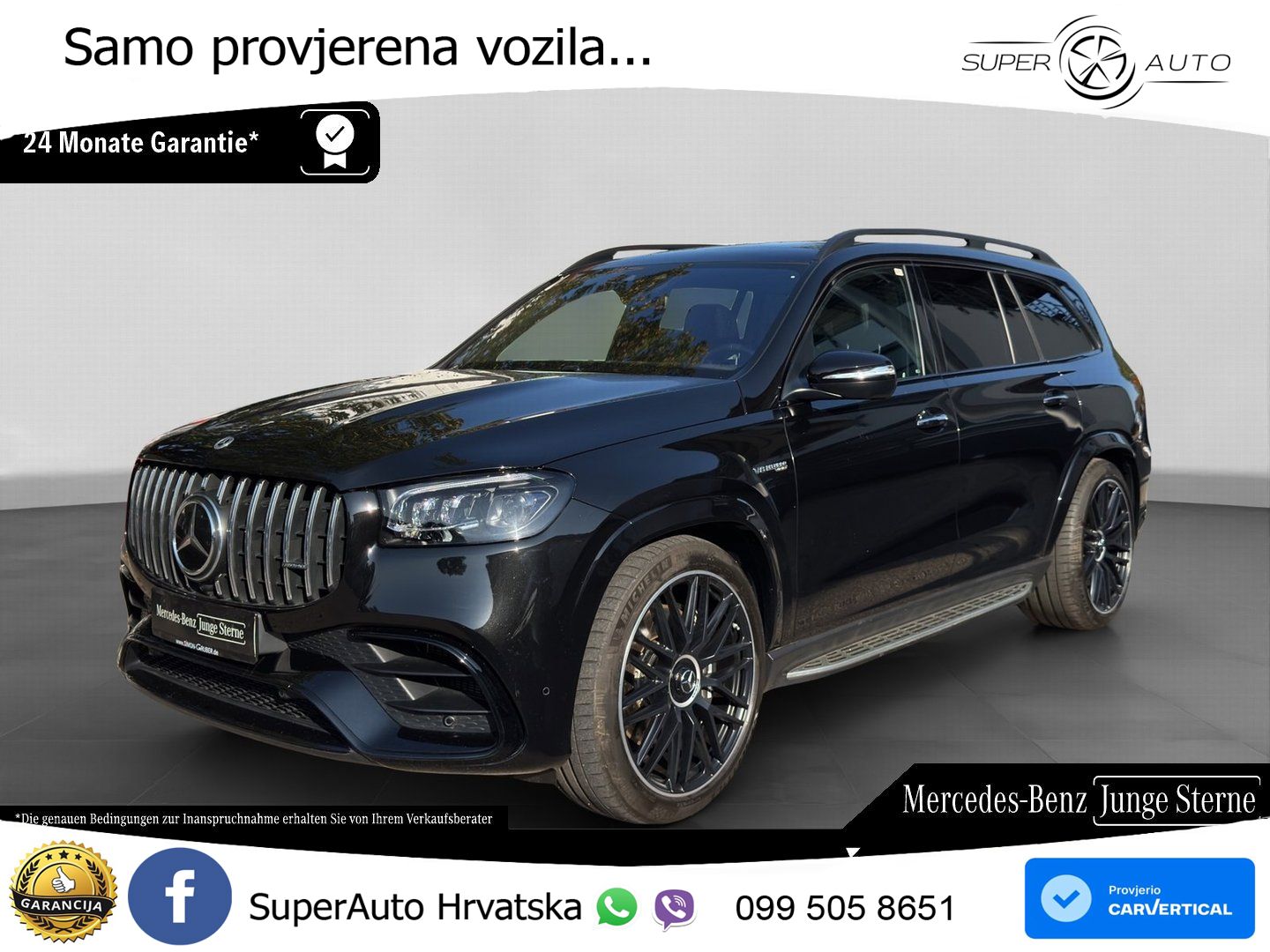 Mercedes-Benz GLS AMG GLS 63 V8 EQ Boost 4MATIC+ TCT ACC+HEAD+4xGR SJED+360+PANO