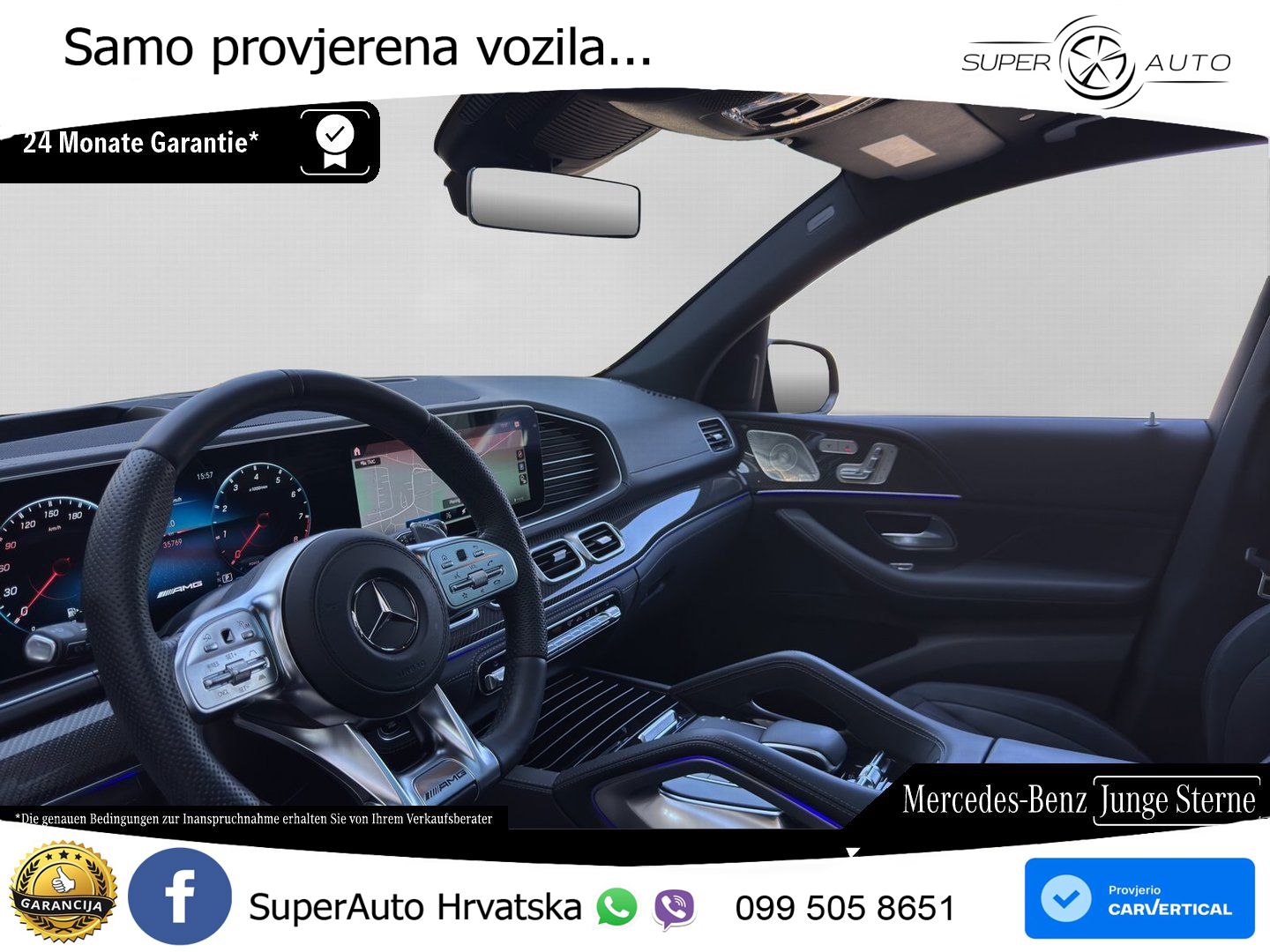 Mercedes-Benz GLS AMG GLS 63 V8 EQ Boost 4MATIC+ TCT ACC+HEAD+4xGR SJED+360+PANO