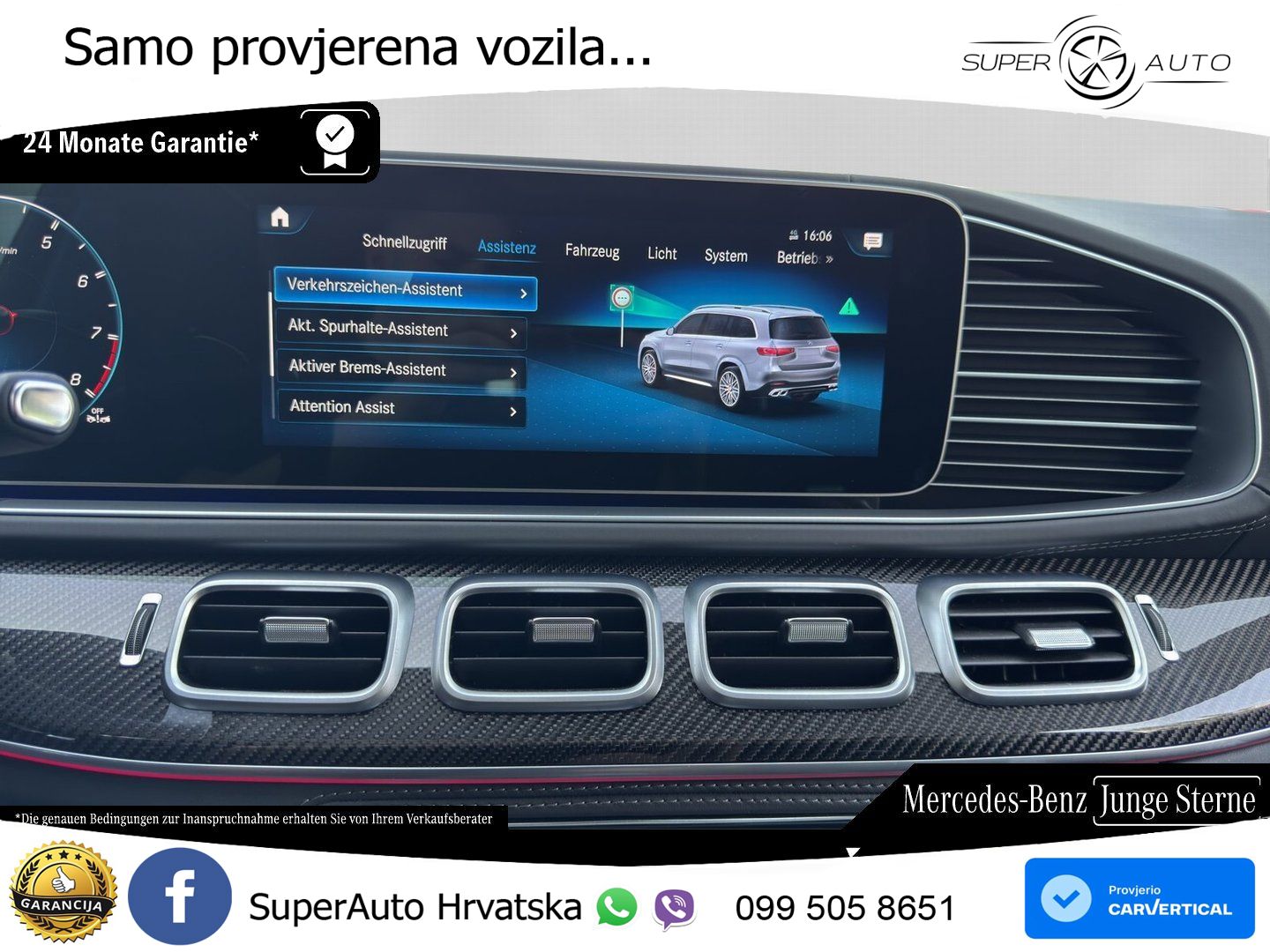 Mercedes-Benz GLS AMG GLS 63 V8 EQ Boost 4MATIC+ TCT ACC+HEAD+4xGR SJED+360+PANO
