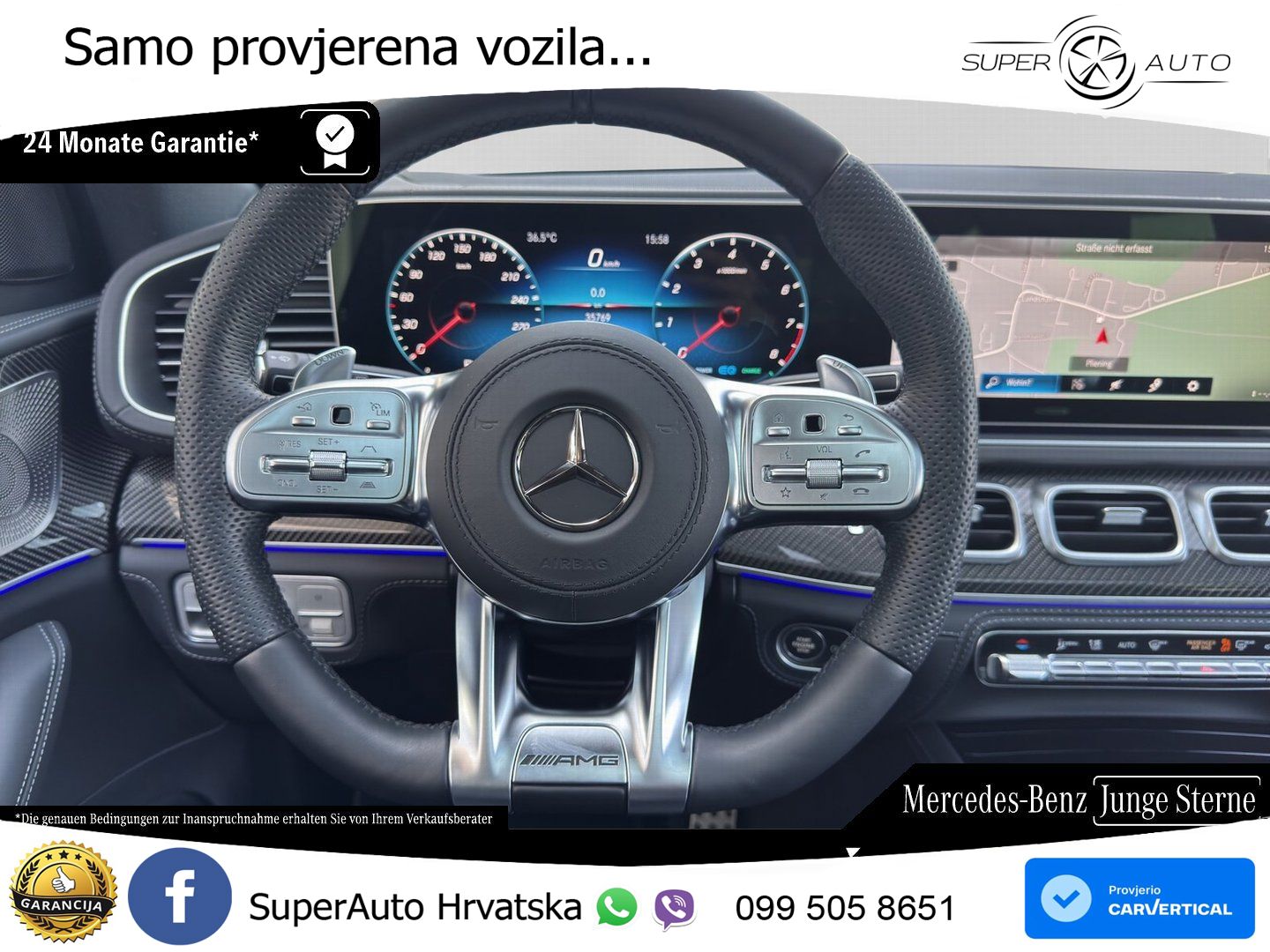 Mercedes-Benz GLS AMG GLS 63 V8 EQ Boost 4MATIC+ TCT ACC+HEAD+4xGR SJED+360+PANO