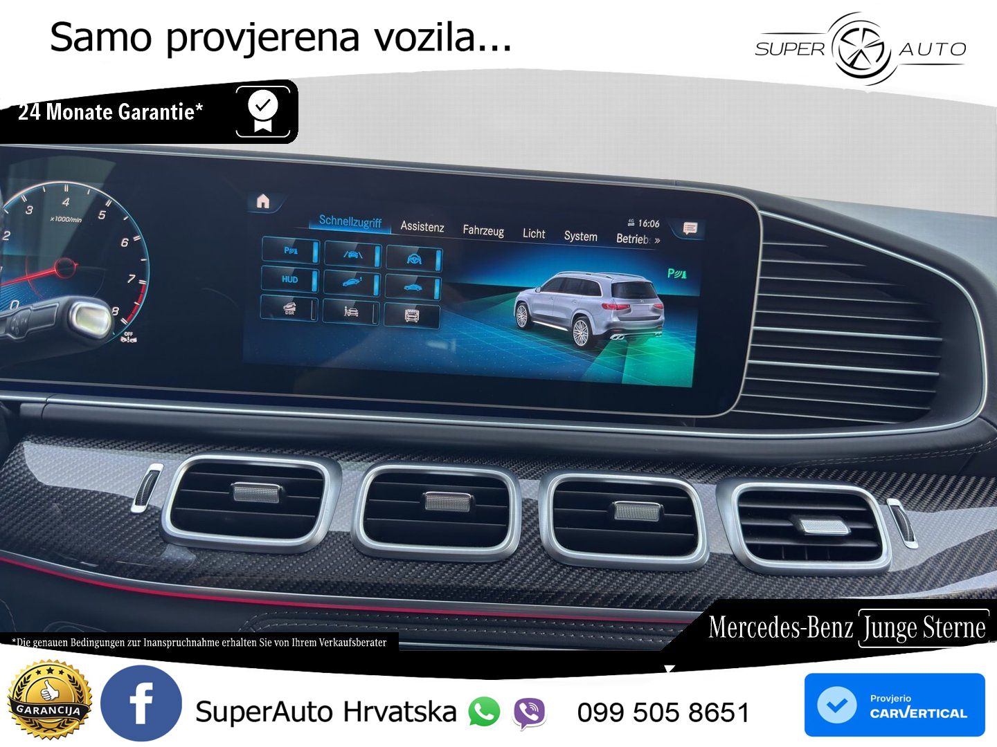 Mercedes-Benz GLS AMG GLS 63 V8 EQ Boost 4MATIC+ TCT ACC+HEAD+4xGR SJED+360+PANO