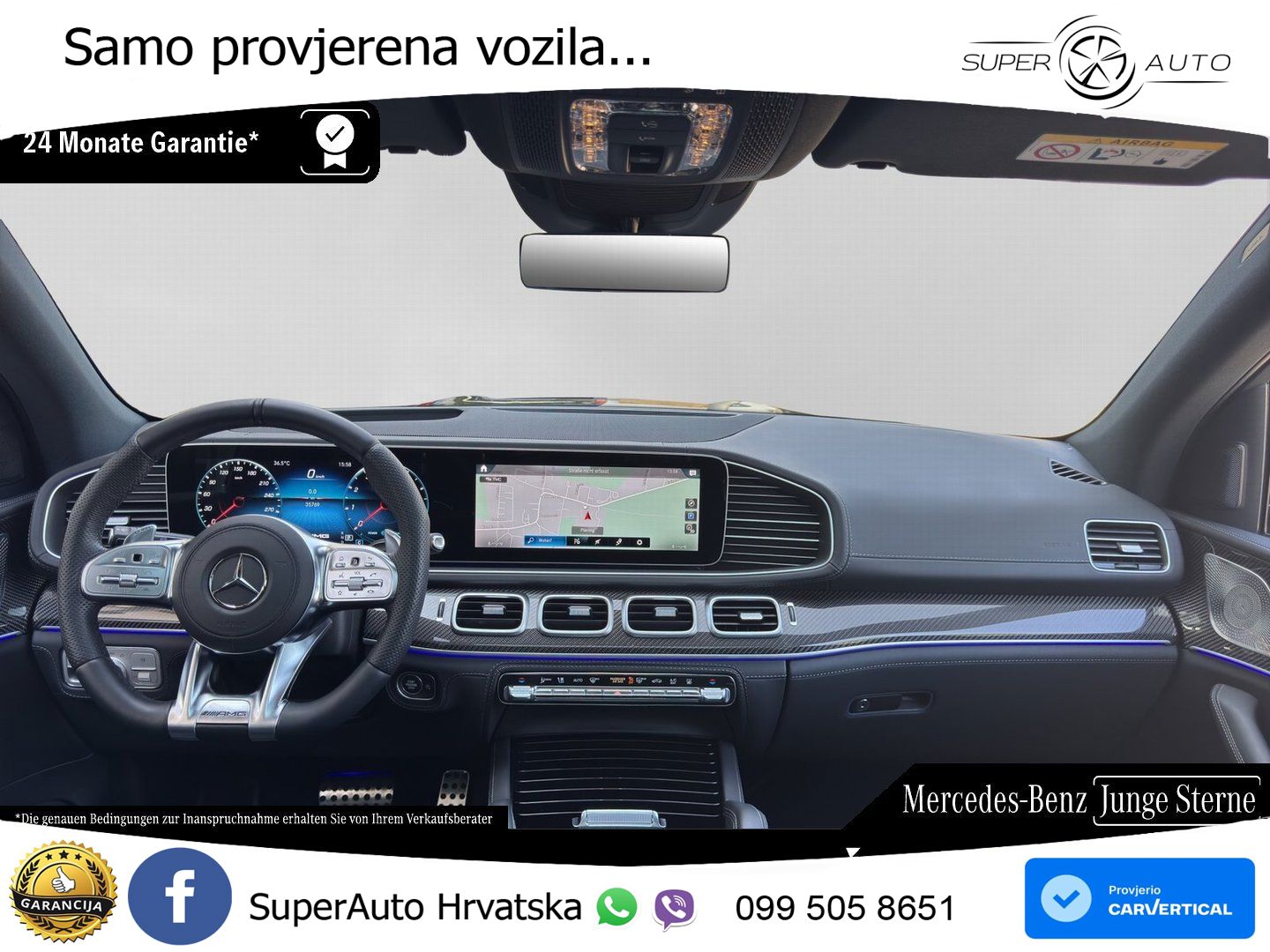 Mercedes-Benz GLS AMG GLS 63 V8 EQ Boost 4MATIC+ TCT ACC+HEAD+4xGR SJED+360+PANO