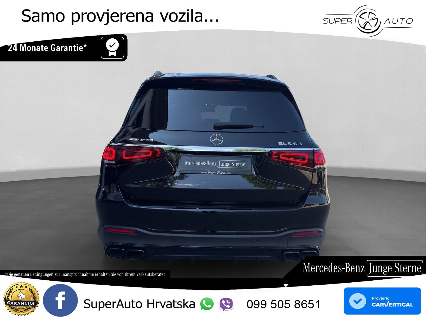 Mercedes-Benz GLS AMG GLS 63 V8 EQ Boost 4MATIC+ TCT ACC+HEAD+4xGR SJED+360+PANO