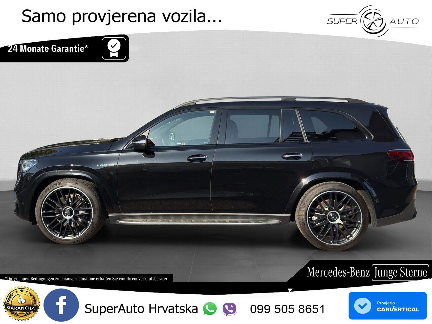 Mercedes-Benz GLS AMG GLS 63 V8 EQ Boost 4MATIC+ TCT ACC+HEAD+4xGR SJED+360+PANO