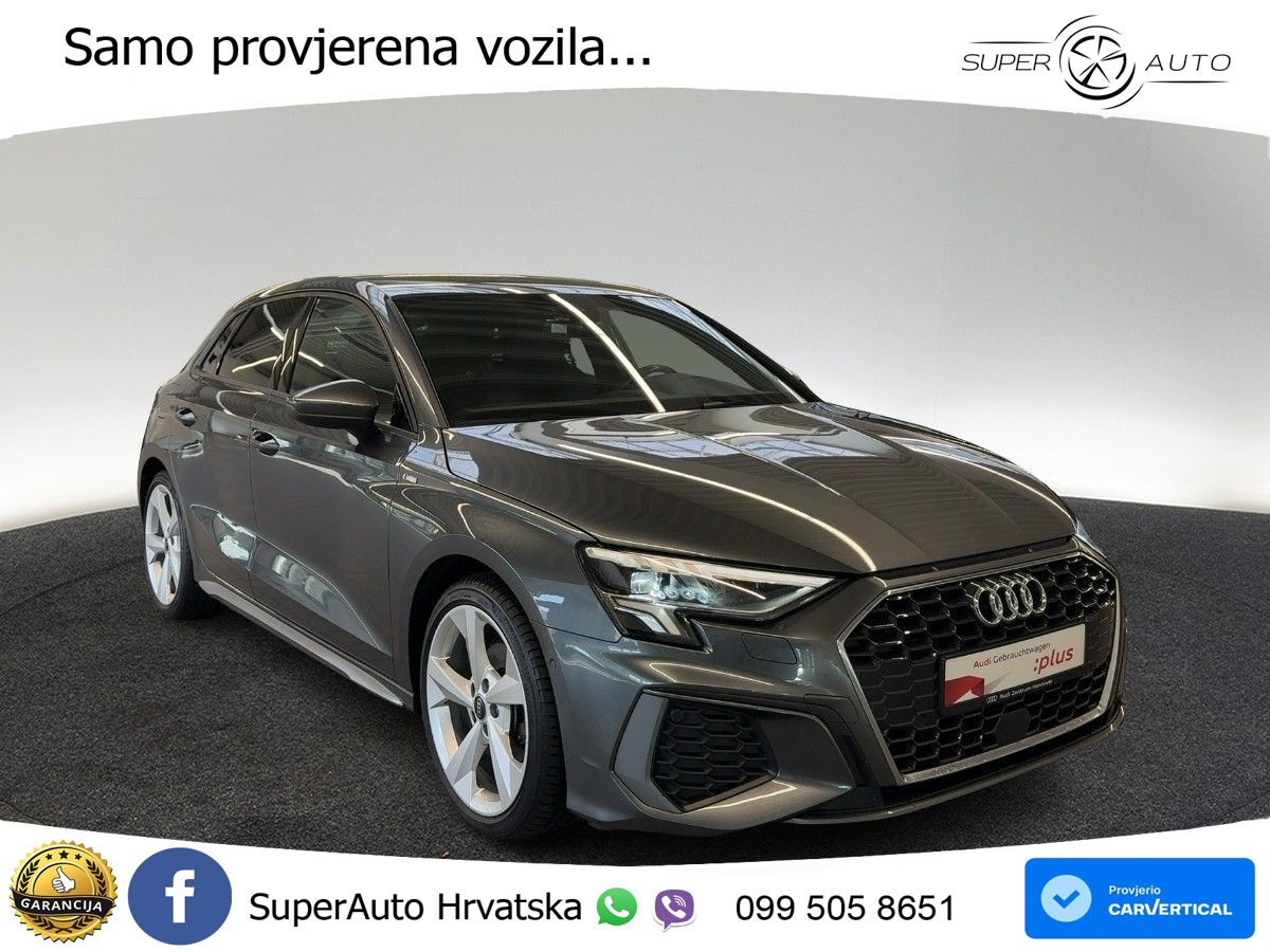 Audi A3 35 TFSI (150 KS) S tronic S line LED+GR SJED+ACC