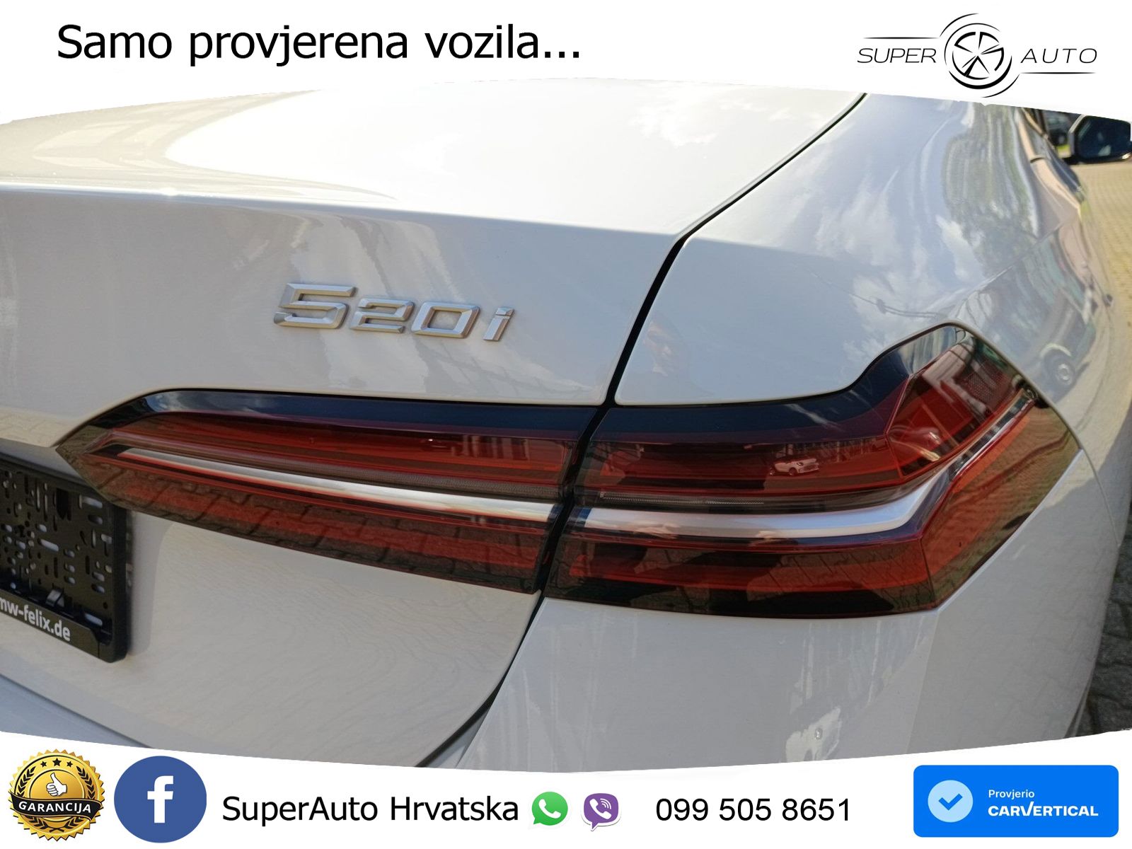 BMW 520i (208 KS) Steptronic M Sport LED+GR SJED+ACC