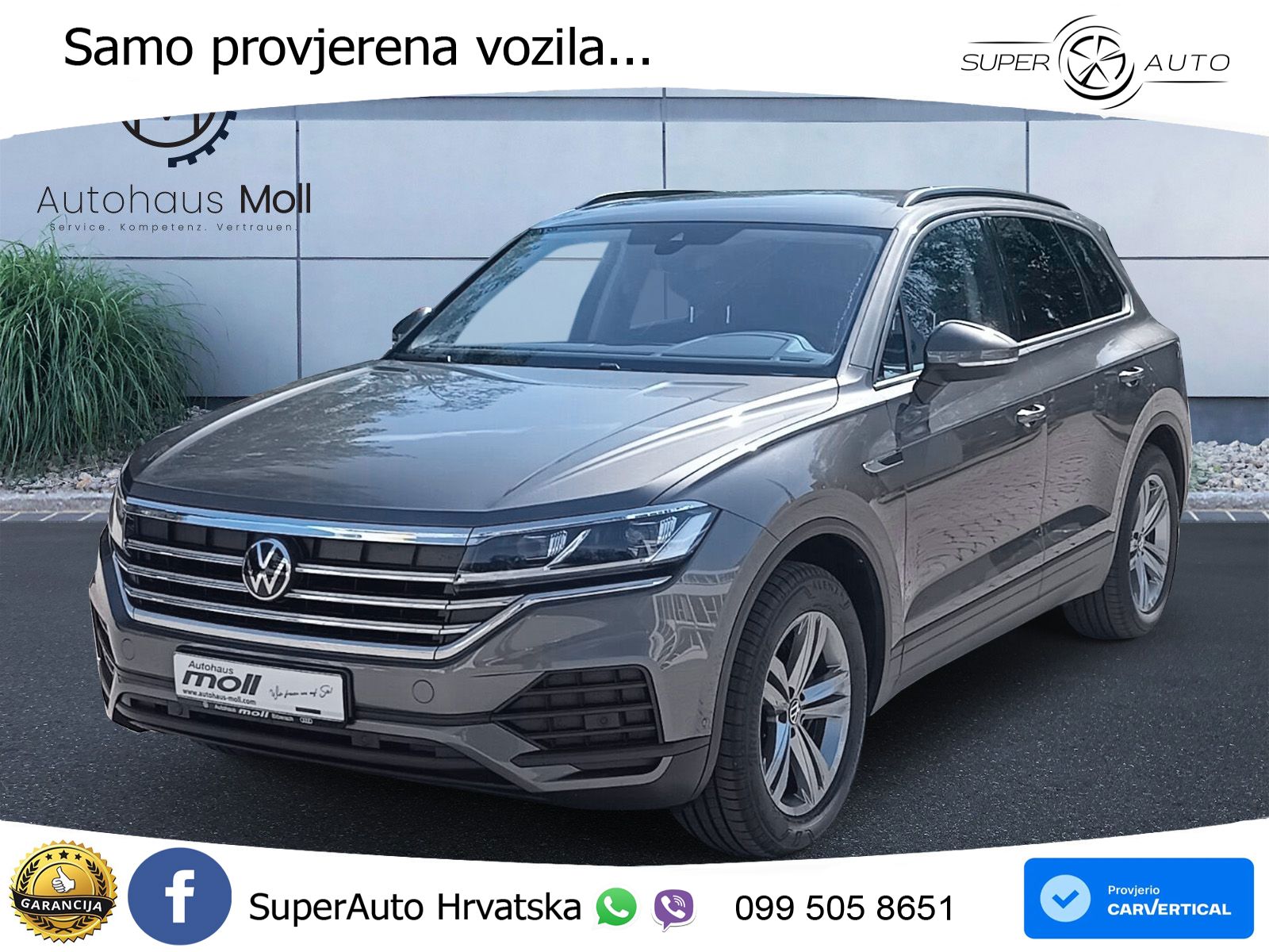 Volkswagen Touareg 3.0 V6 TDI (231 KS) 4MOTION Tiptronic ZRAČNI+ACC+GR SJED+KAM
