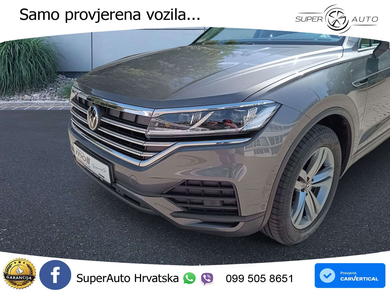 Volkswagen Touareg 3.0 V6 TDI (231 KS) 4MOTION Tiptronic ZRAČNI+ACC+GR SJED+KAM