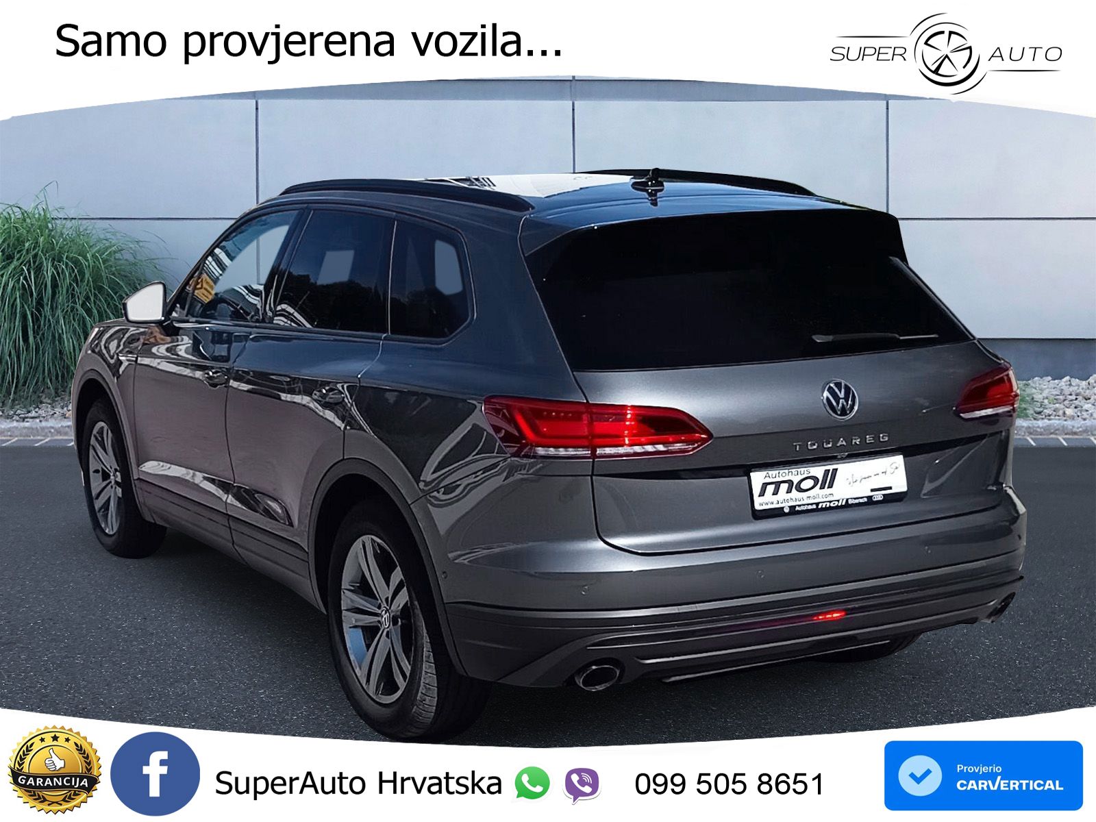 Volkswagen Touareg 3.0 V6 TDI (231 KS) 4MOTION Tiptronic ZRAČNI+ACC+GR SJED+KAM