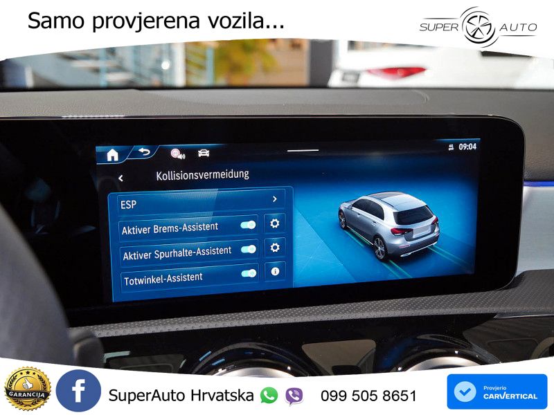 Mercedes-Benz A 200d 8G-DCT AMG LED+GR SJED+ACC