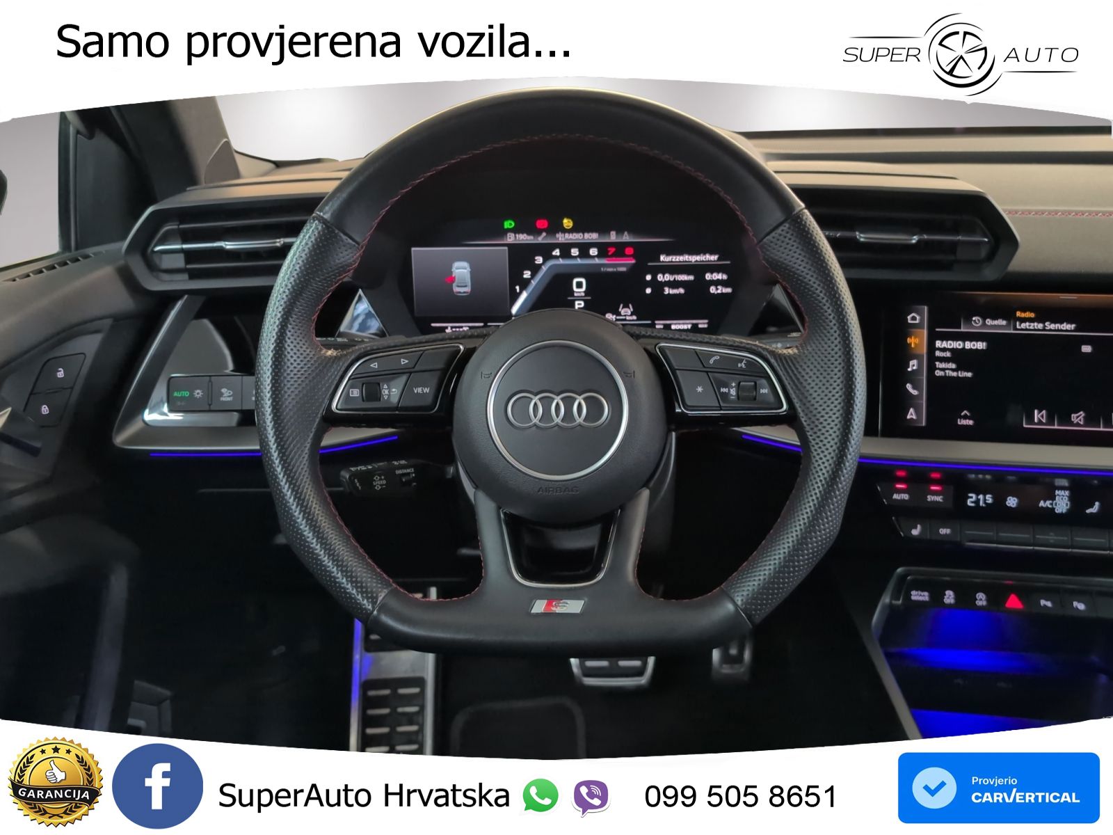 Audi S3 Limuzina 2.0 TFSI (310 KS) quattro S tronic MATRIX+GR SJED+KAM