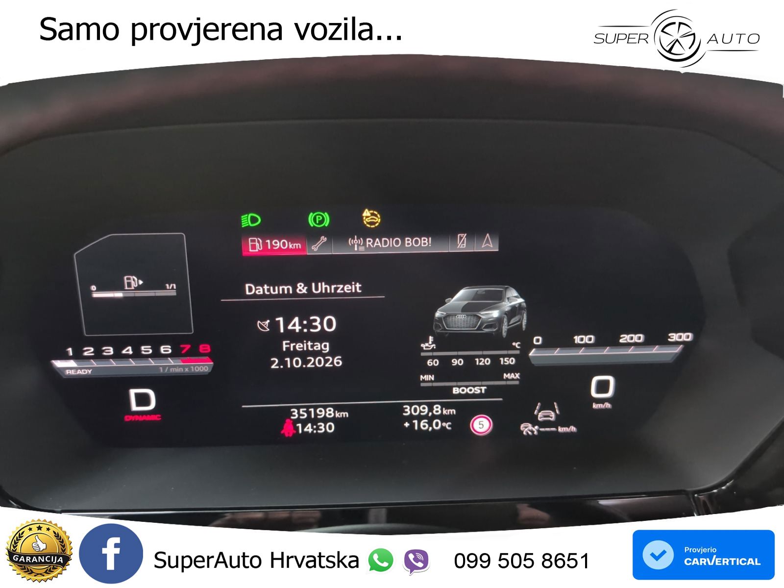 Audi S3 Limuzina 2.0 TFSI (310 KS) quattro S tronic MATRIX+GR SJED+KAM