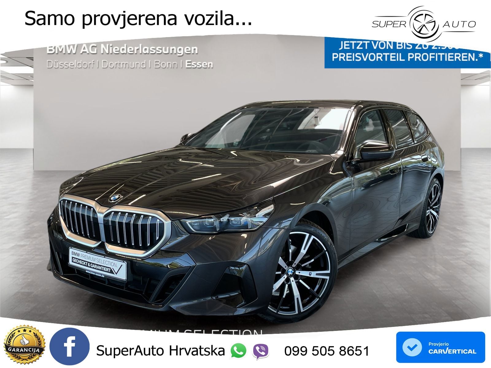 BMW 520d Touring (197 KS) xDrive Steptronic M Sport