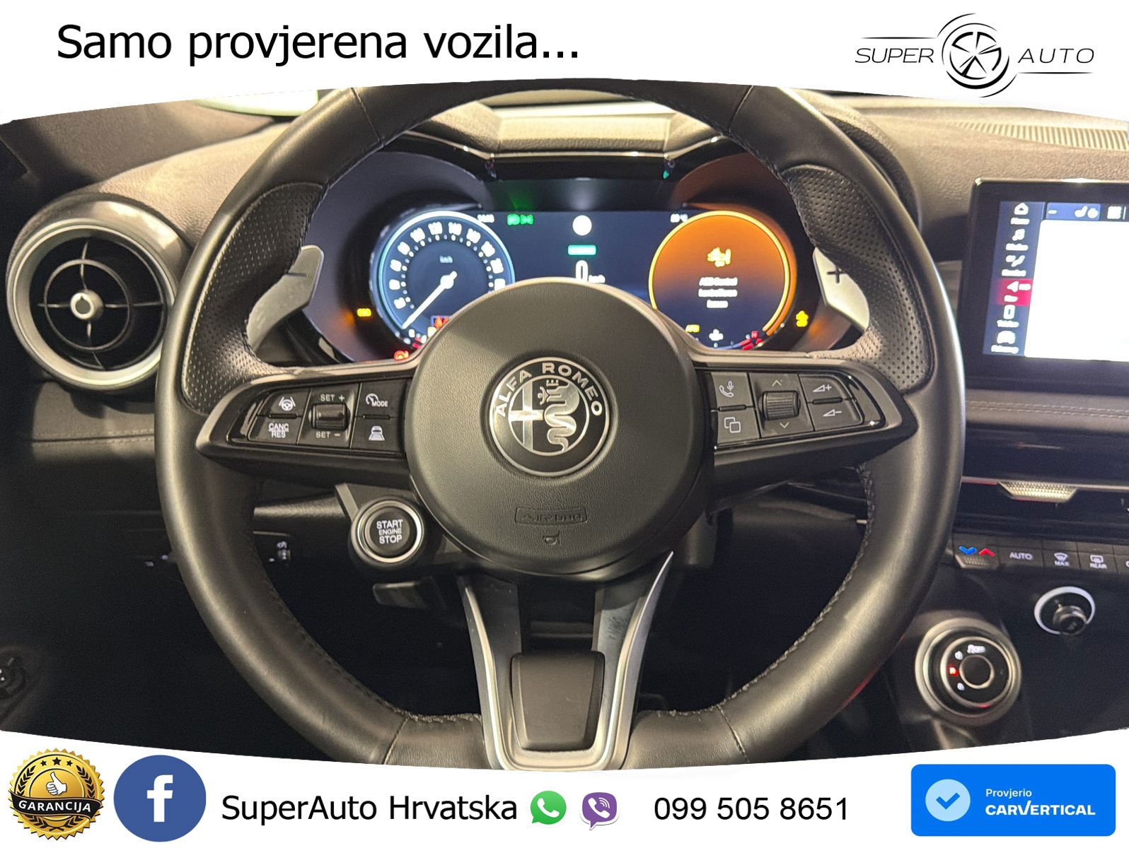 Alfa Romeo Tonale 1.5 Turbo (130 KS) 48V-Hybrid TCT LED+GR SJED+ACC