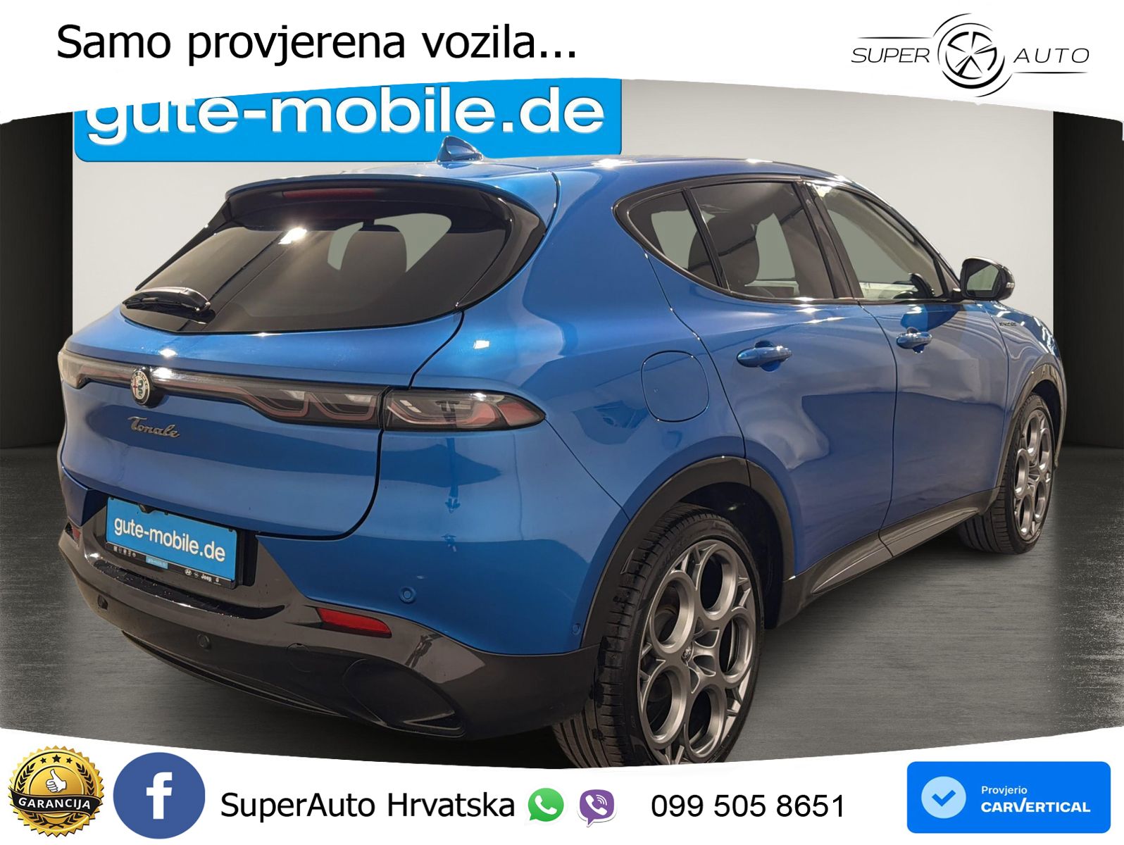 Alfa Romeo Tonale 1.5 Turbo (130 KS) 48V-Hybrid TCT LED+GR SJED+ACC