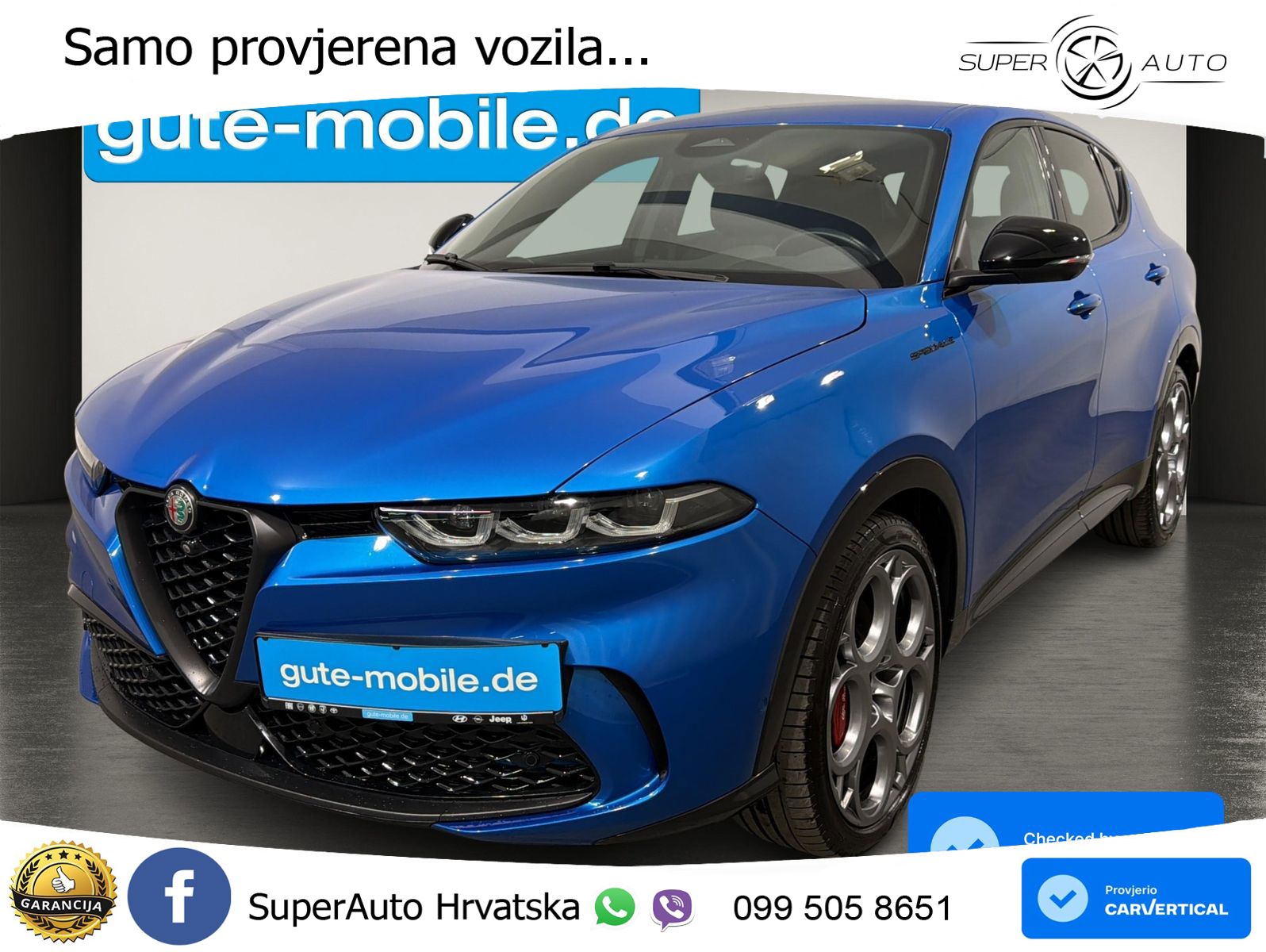 Alfa Romeo Tonale 1.5 Turbo (130 KS) 48V-Hybrid TCT LED+GR SJED+ACC