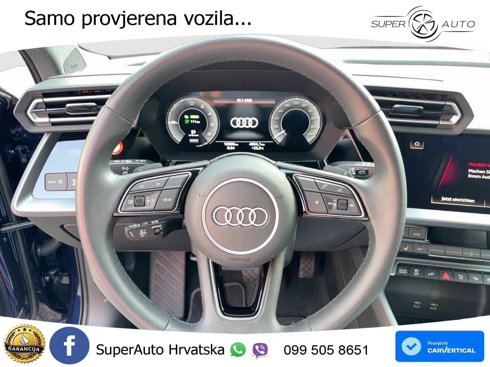 Audi A3 Sportback 40 TFSI e (204 KS) Plug-in Hybrid S tronic LED+GR SJED+ACC