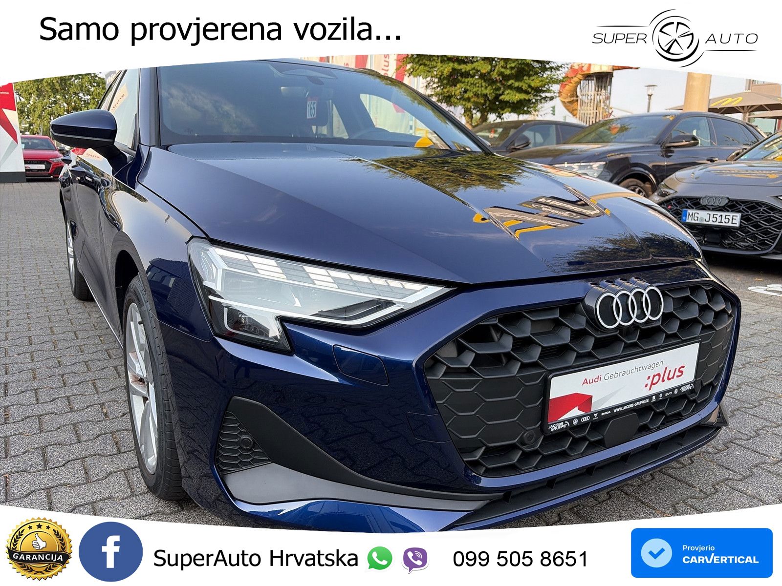 Audi A3 Sportback 40 TFSI e (204 KS) Plug-in Hybrid S tronic LED+GR SJED+ACC