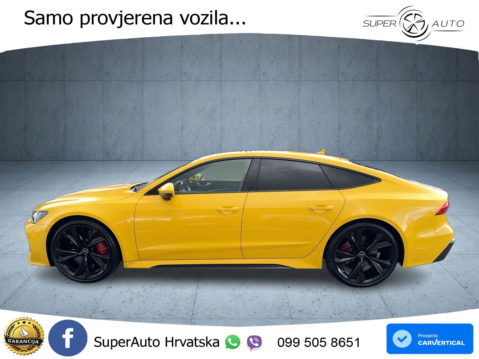 Audi RS7 4.0 TFSI V8 (600 KS) quattro tiptronic LED+GR SJED+ACC