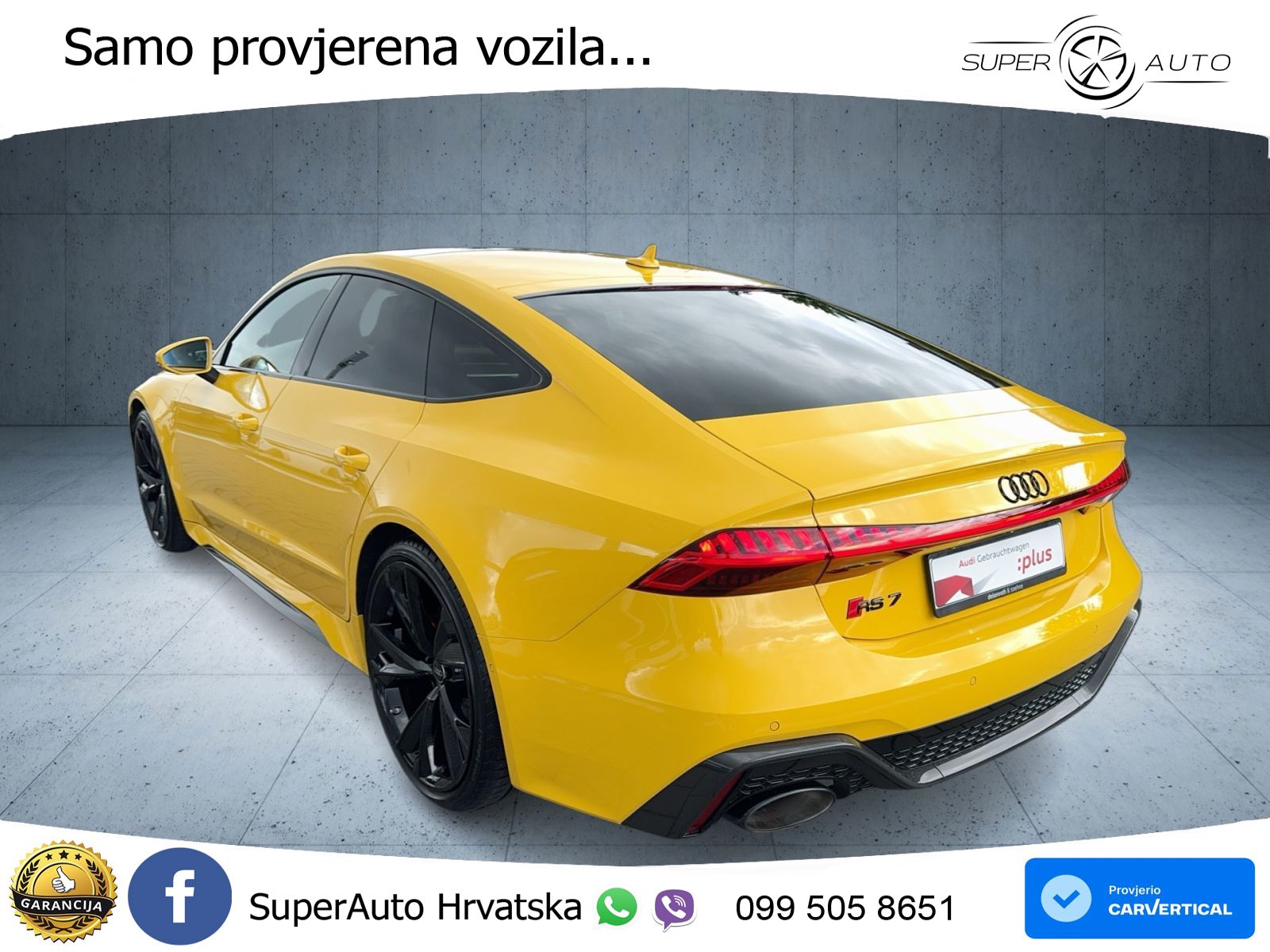 Audi RS7 4.0 TFSI V8 (600 KS) quattro tiptronic LED+GR SJED+ACC