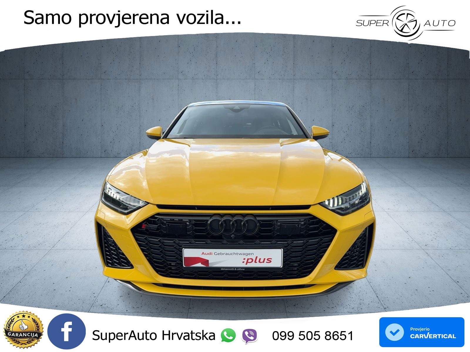 Audi RS7 4.0 TFSI V8 (600 KS) quattro tiptronic LED+GR SJED+ACC