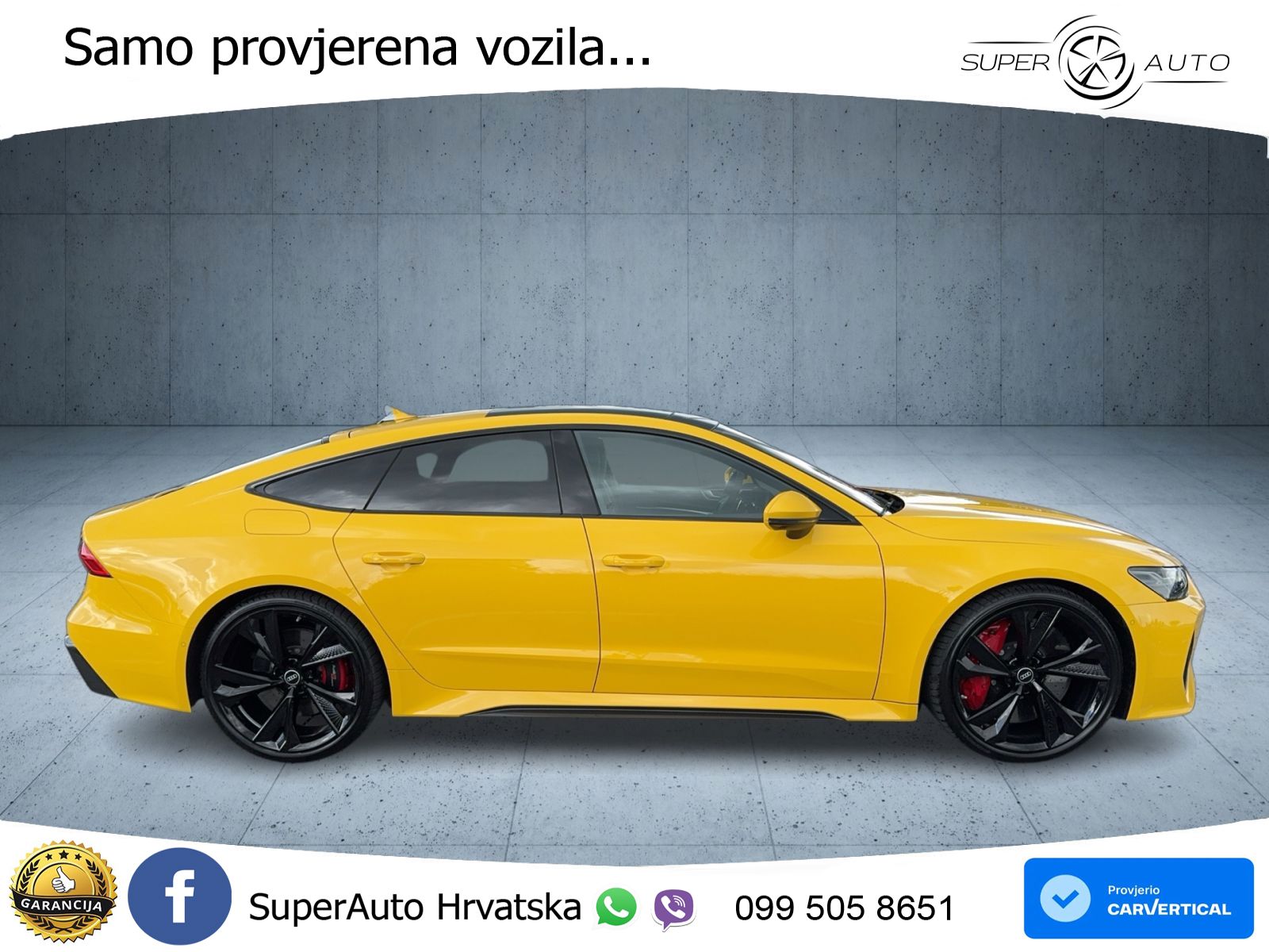 Audi RS7 4.0 TFSI V8 (600 KS) quattro tiptronic LED+GR SJED+ACC