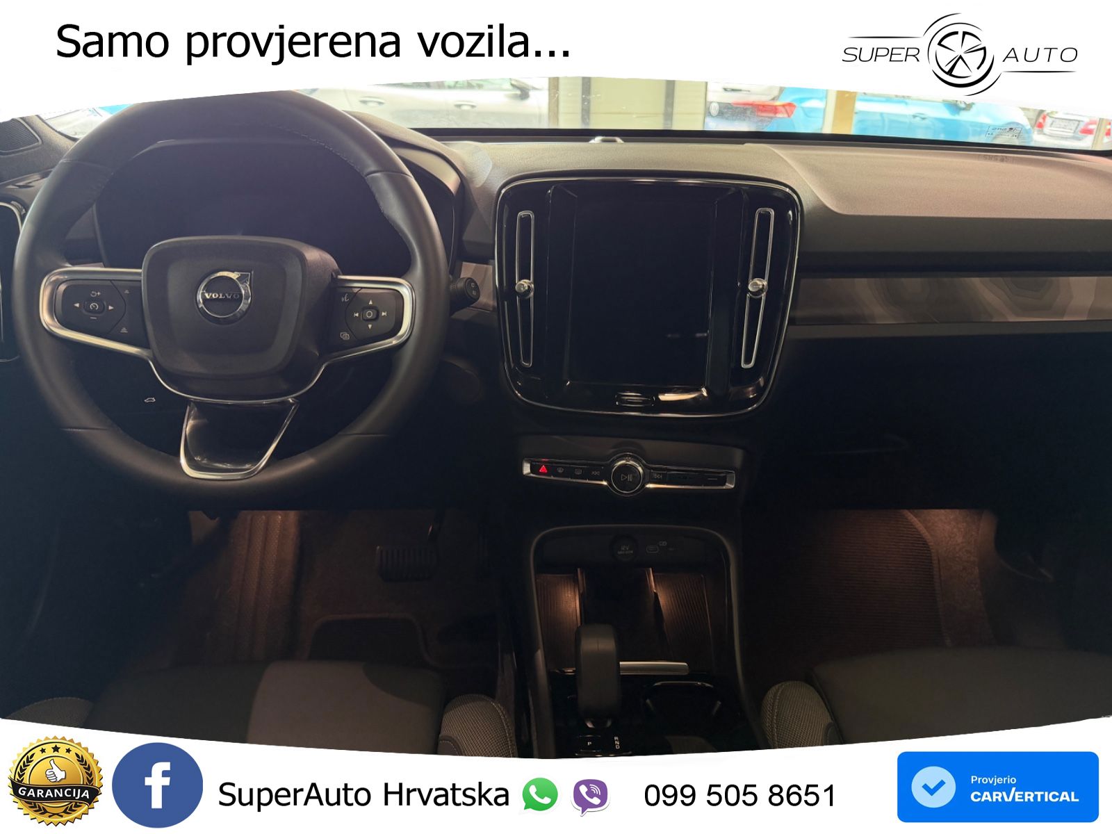 Volvo XC40 Recharge 82 kWh 252 KS Single Motor Extended Range LED+GR SJED+ACC