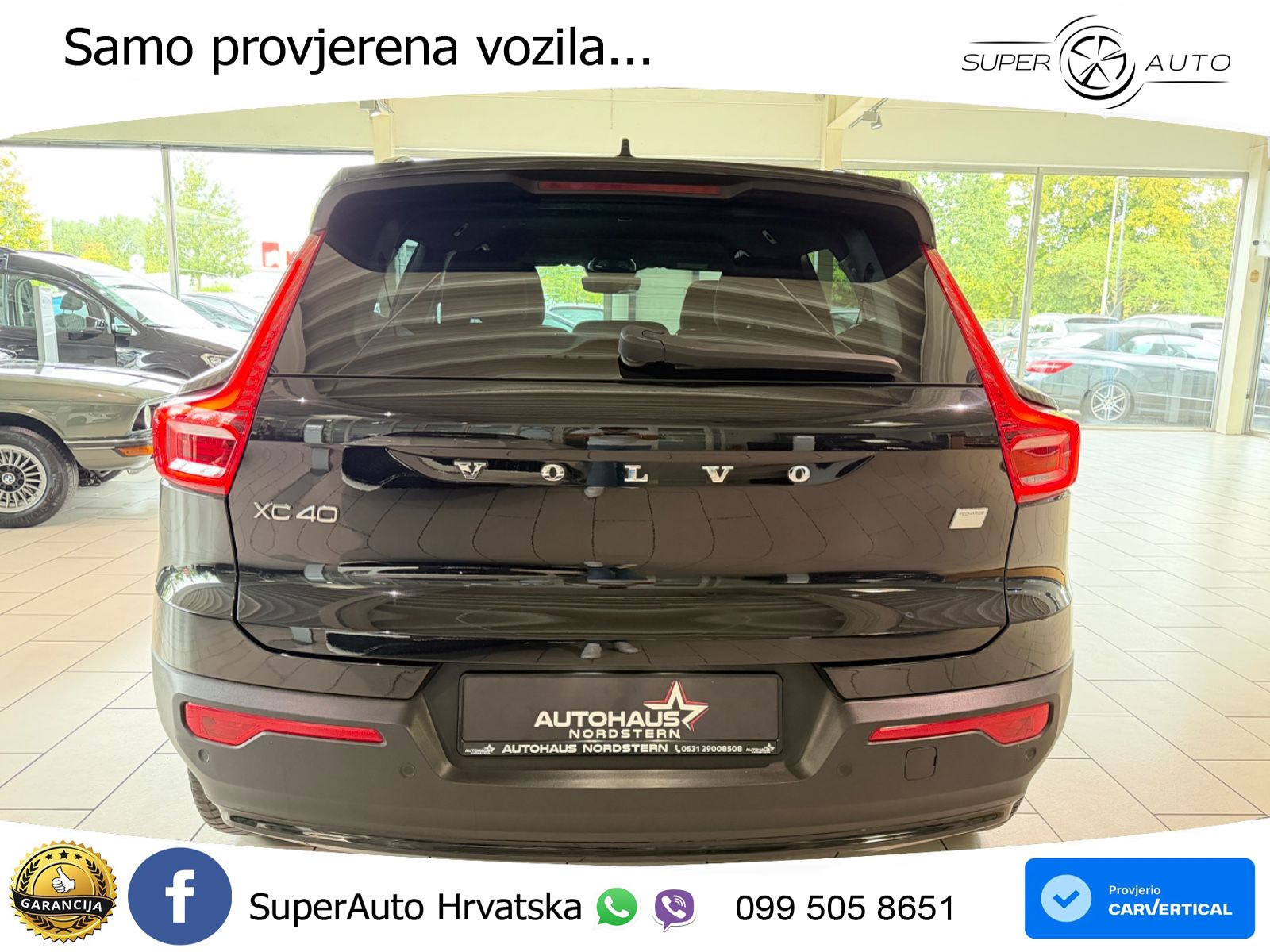 Volvo XC40 Recharge 82 kWh 252 KS Single Motor Extended Range LED+GR SJED+ACC