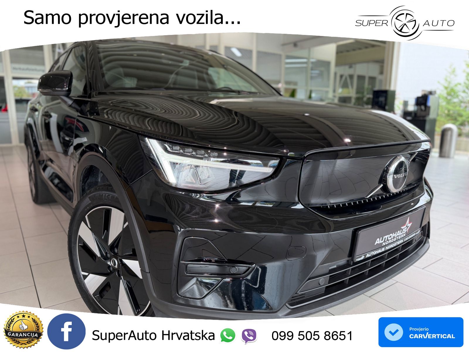Volvo XC40 Recharge 82 kWh 252 KS Single Motor Extended Range LED+GR SJED+ACC