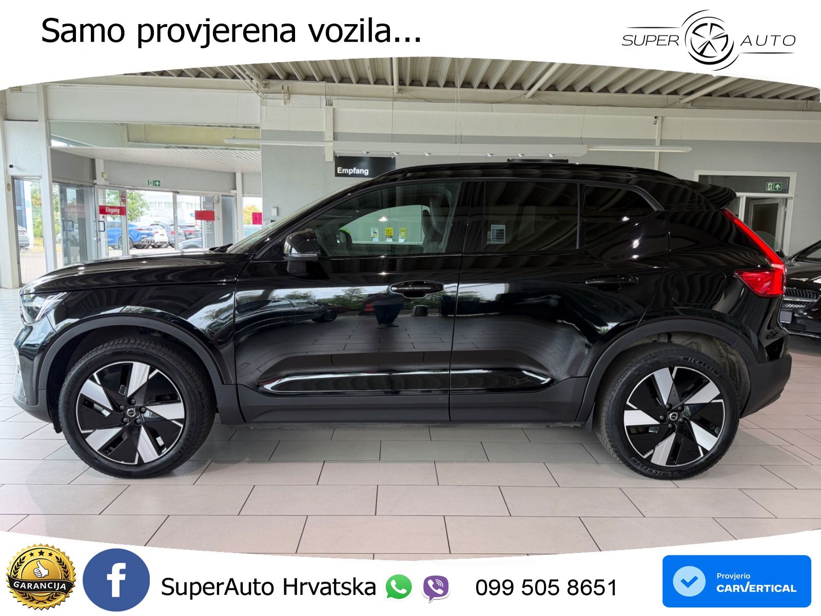 Volvo XC40 Recharge 82 kWh 252 KS Single Motor Extended Range LED+GR SJED+ACC