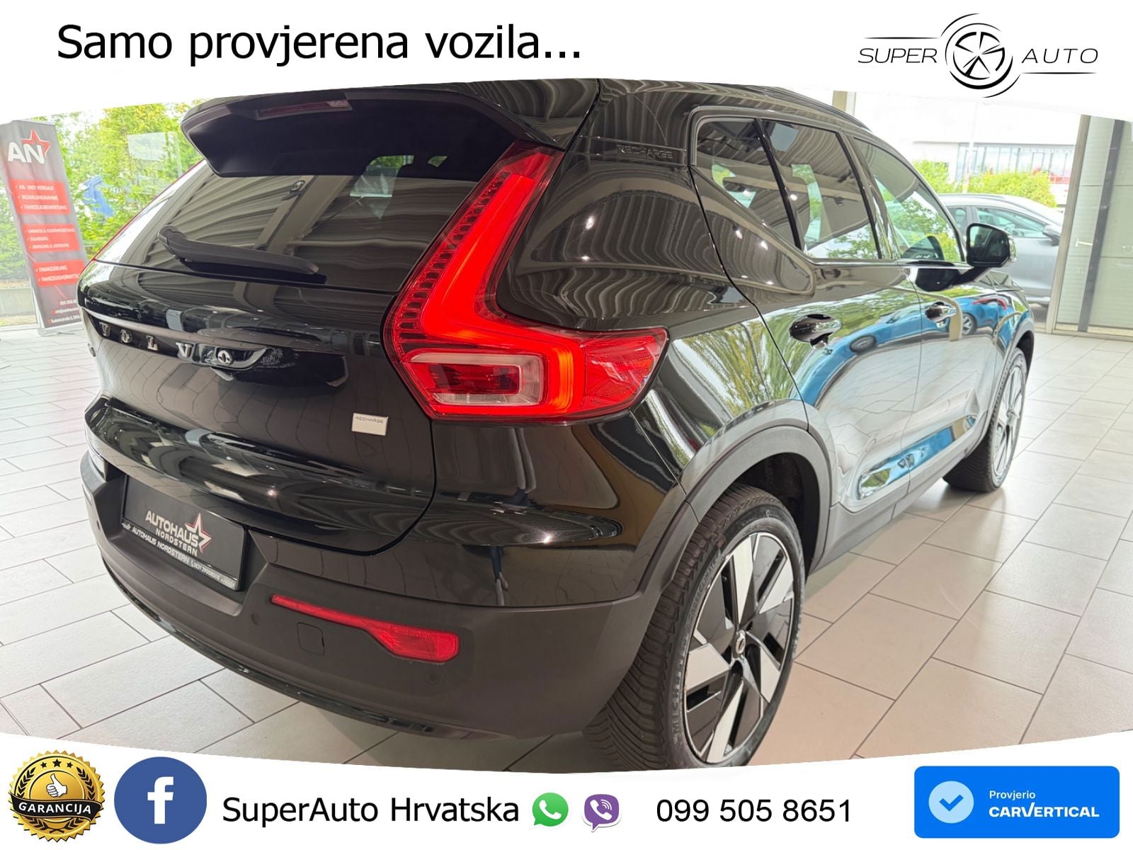 Volvo XC40 Recharge 82 kWh 252 KS Single Motor Extended Range LED+GR SJED+ACC