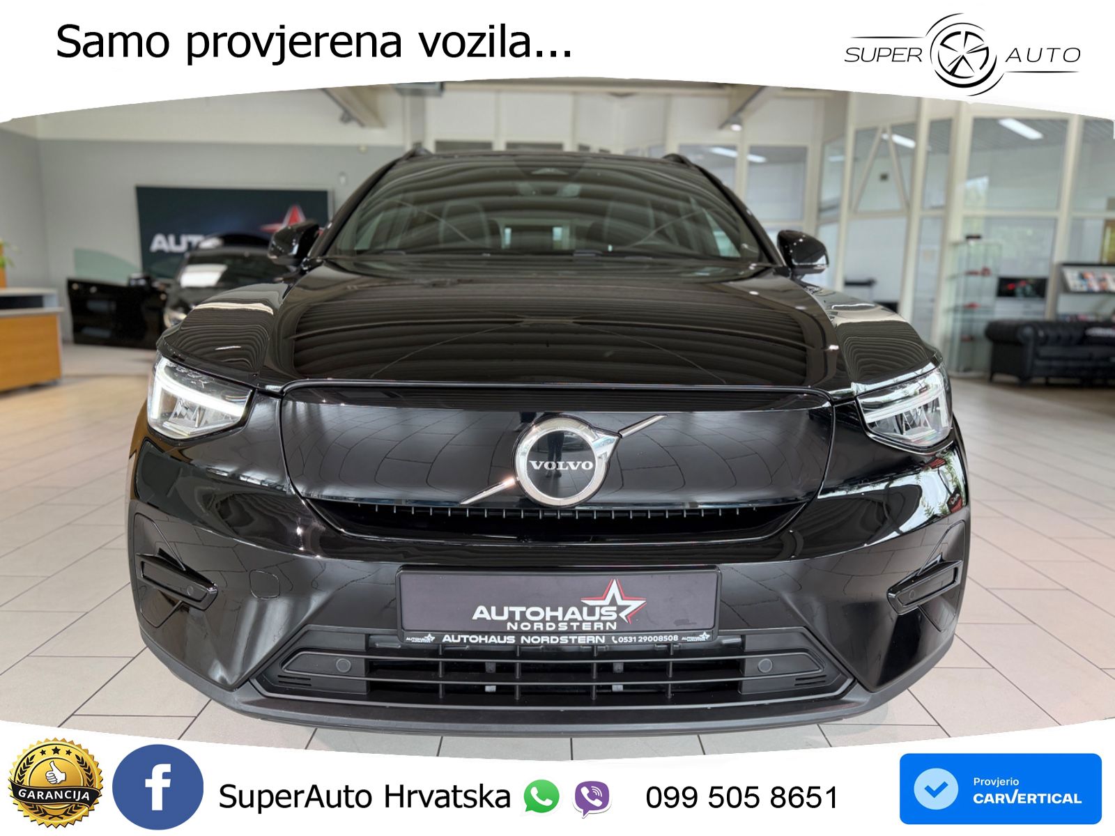 Volvo XC40 Recharge 82 kWh 252 KS Single Motor Extended Range LED+GR SJED+ACC