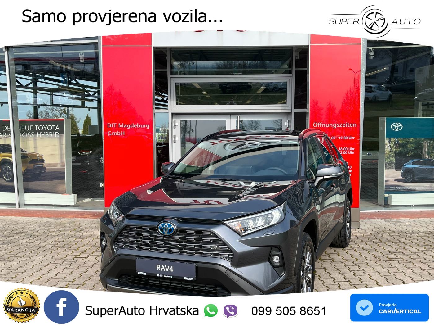 Toyota RAV4 2.5 (218 KS) Hybrid eCVT Teamplayer LED+GR SJED+ACC