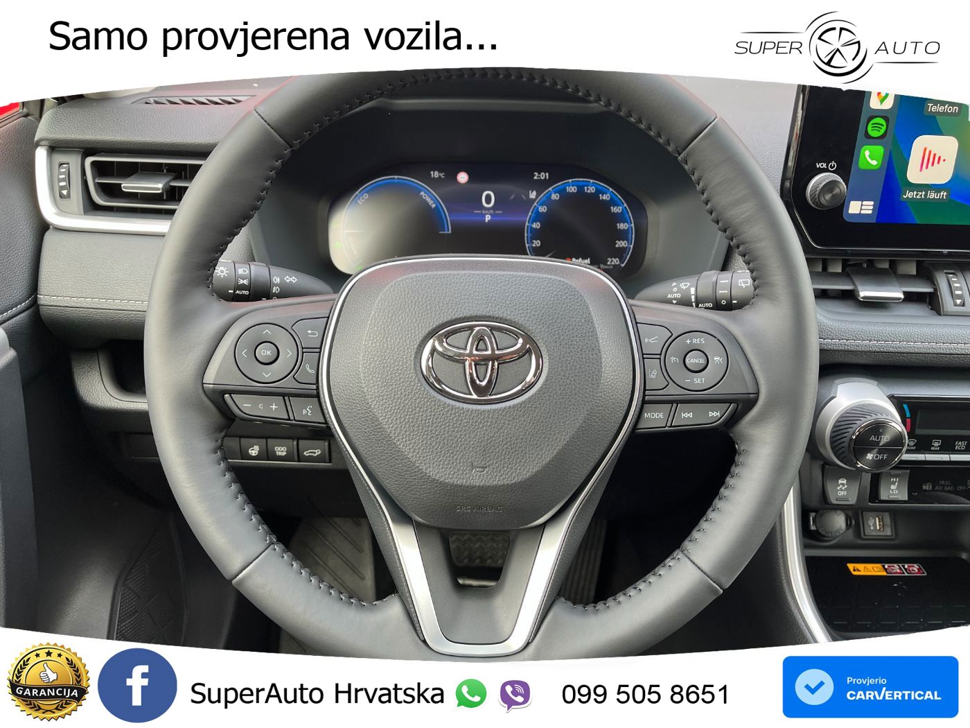 Toyota RAV4 2.5 (218 KS) Hybrid eCVT Teamplayer LED+GR SJED+ACC