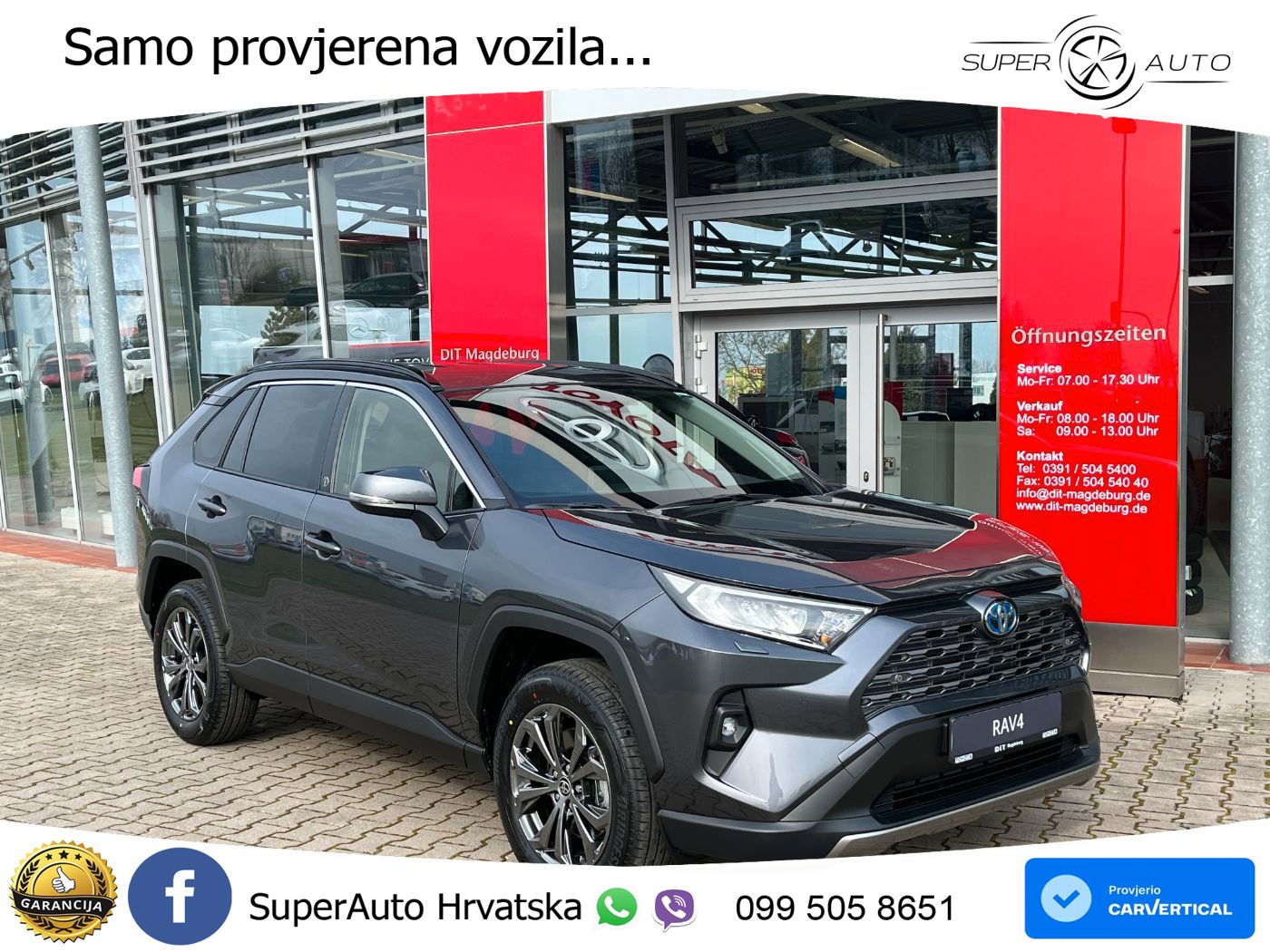 Toyota RAV4 2.5 (218 KS) Hybrid eCVT Teamplayer LED+GR SJED+ACC