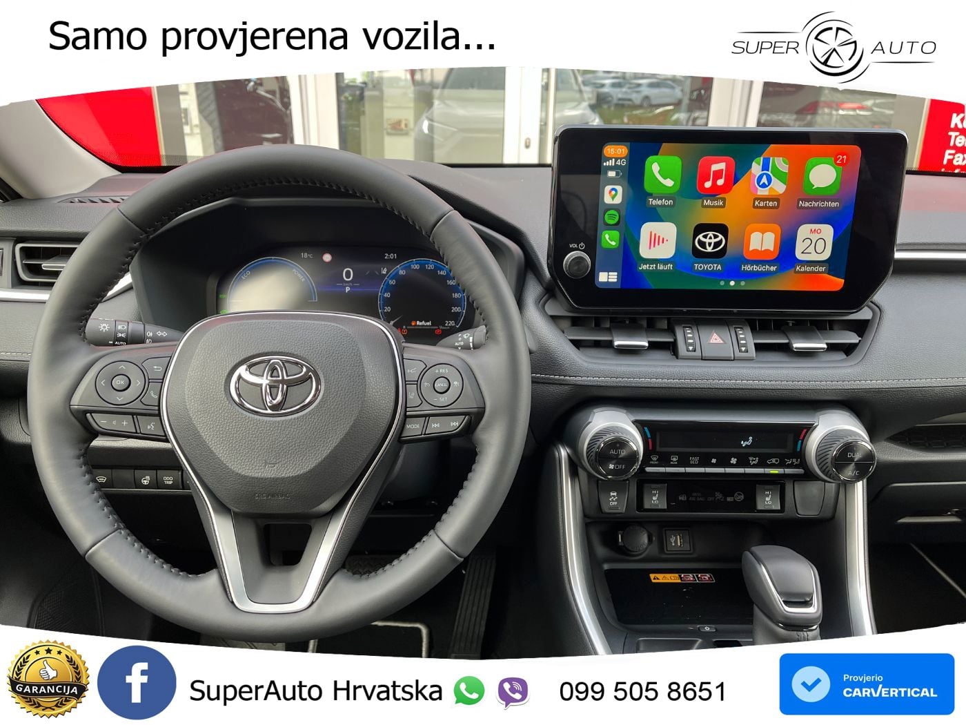 Toyota RAV4 2.5 (218 KS) Hybrid eCVT Teamplayer LED+GR SJED+ACC