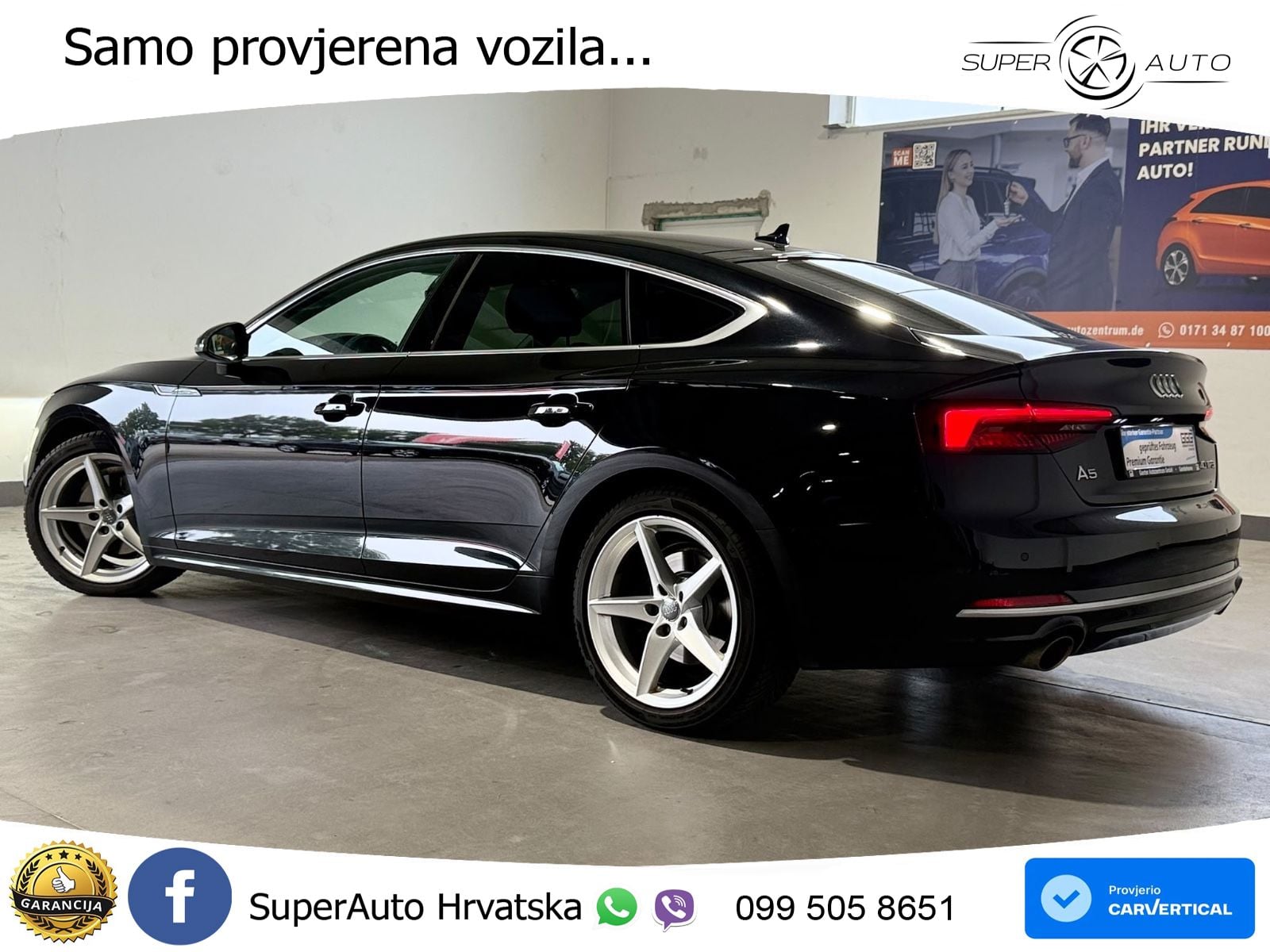Audi A5 Sportback 40 TFSI (190 KS) S tronic LED+GR SJED+ACC