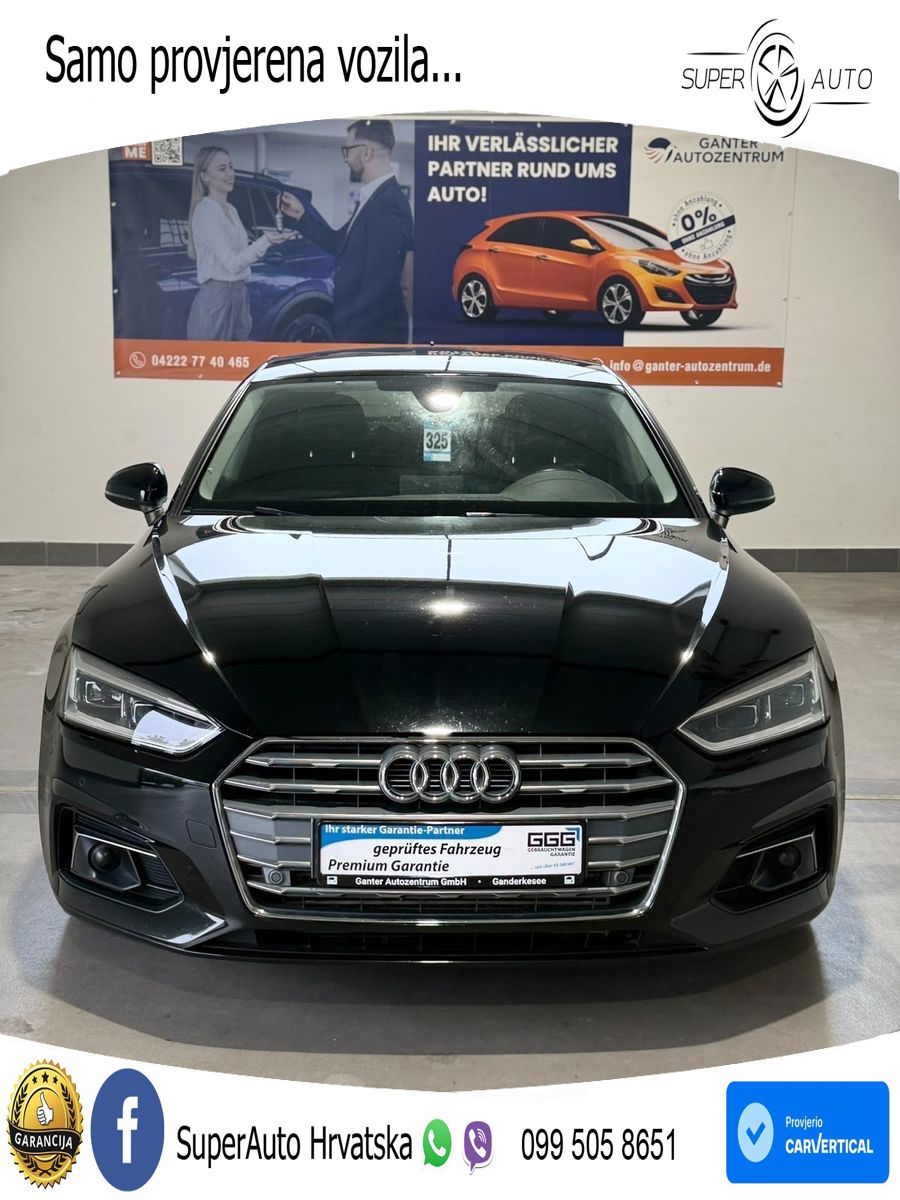 Audi A5 Sportback 40 TFSI (190 KS) S tronic LED+GR SJED+ACC
