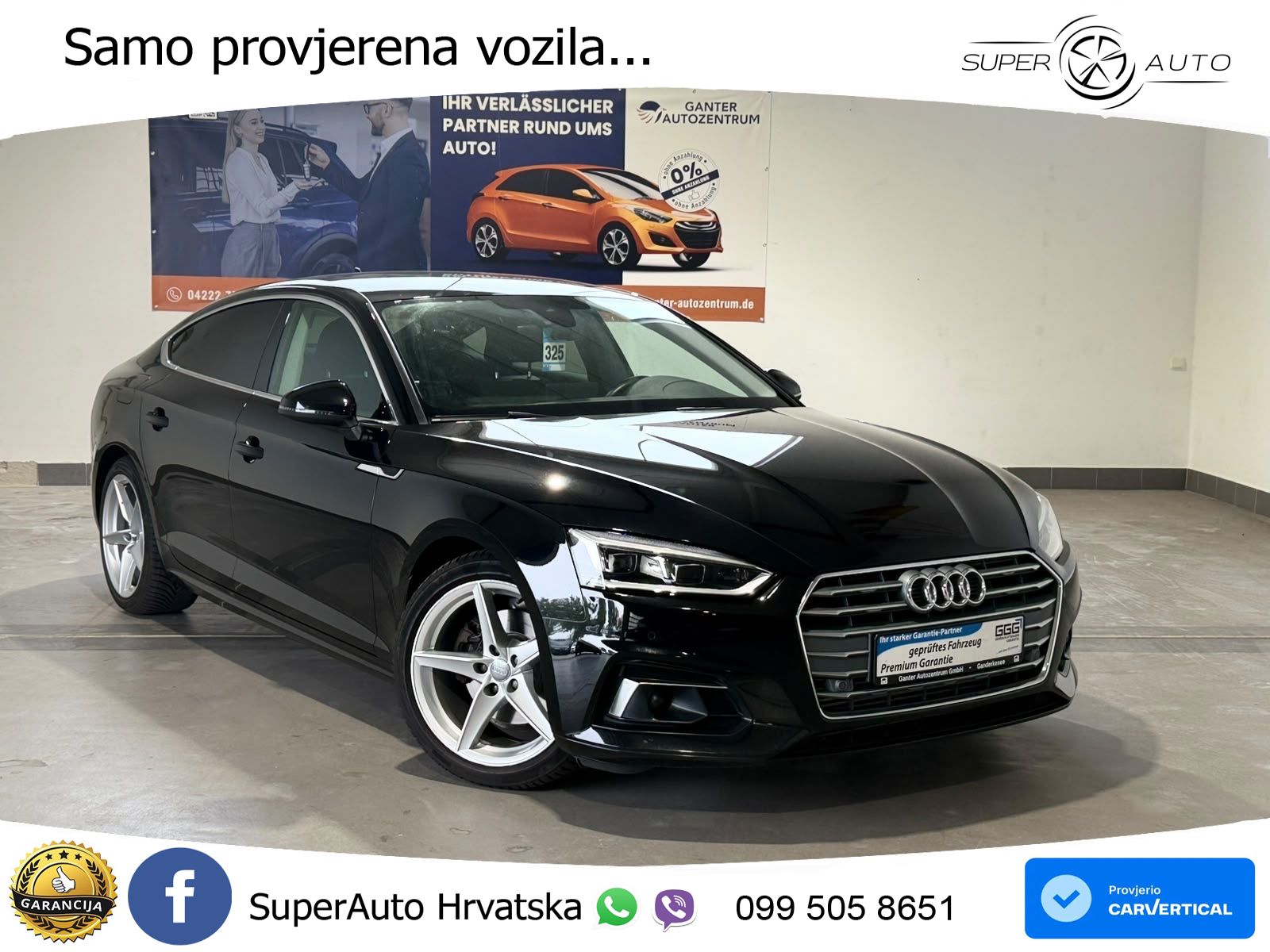Audi A5 Sportback 40 TFSI (190 KS) S tronic LED+GR SJED+ACC