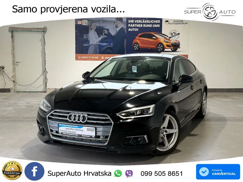 Audi A5 Sportback 40 TFSI (190 KS) S tronic LED+GR SJED+ACC