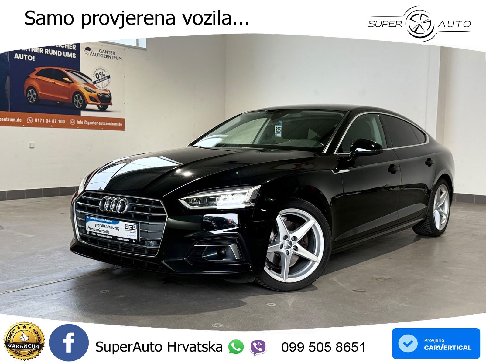 Audi A5 Sportback 40 TFSI (190 KS) S tronic LED+GR SJED+ACC