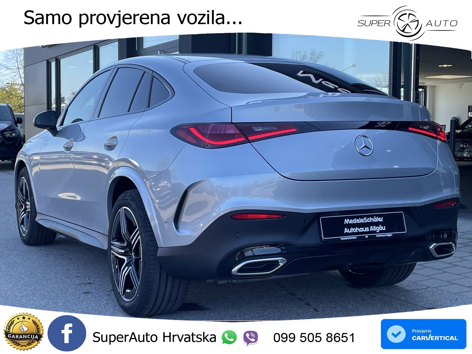 Mercedes GLC Coupe 220d (197 KS) 4MATIC 9G-TRONIC AMG LED+GR SJED+ACC