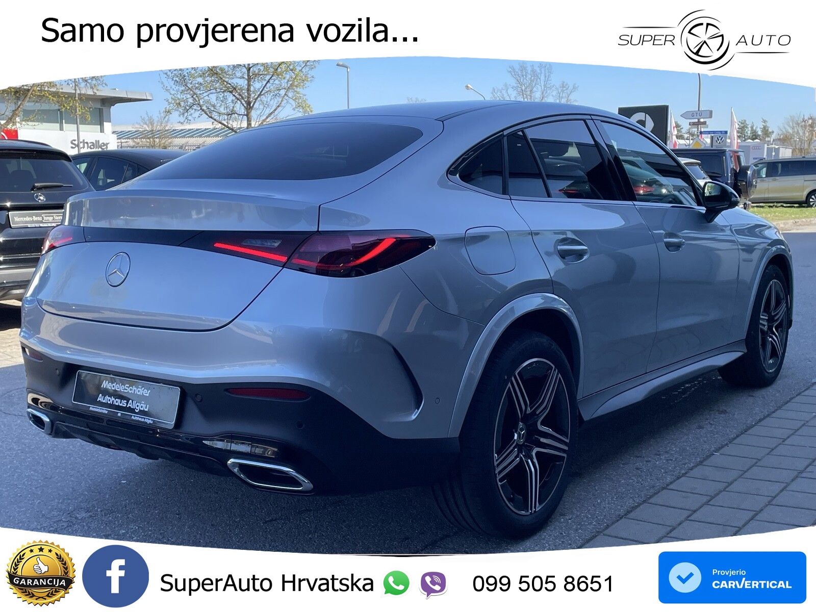 Mercedes GLC Coupe 220d (197 KS) 4MATIC 9G-TRONIC AMG LED+GR SJED+ACC
