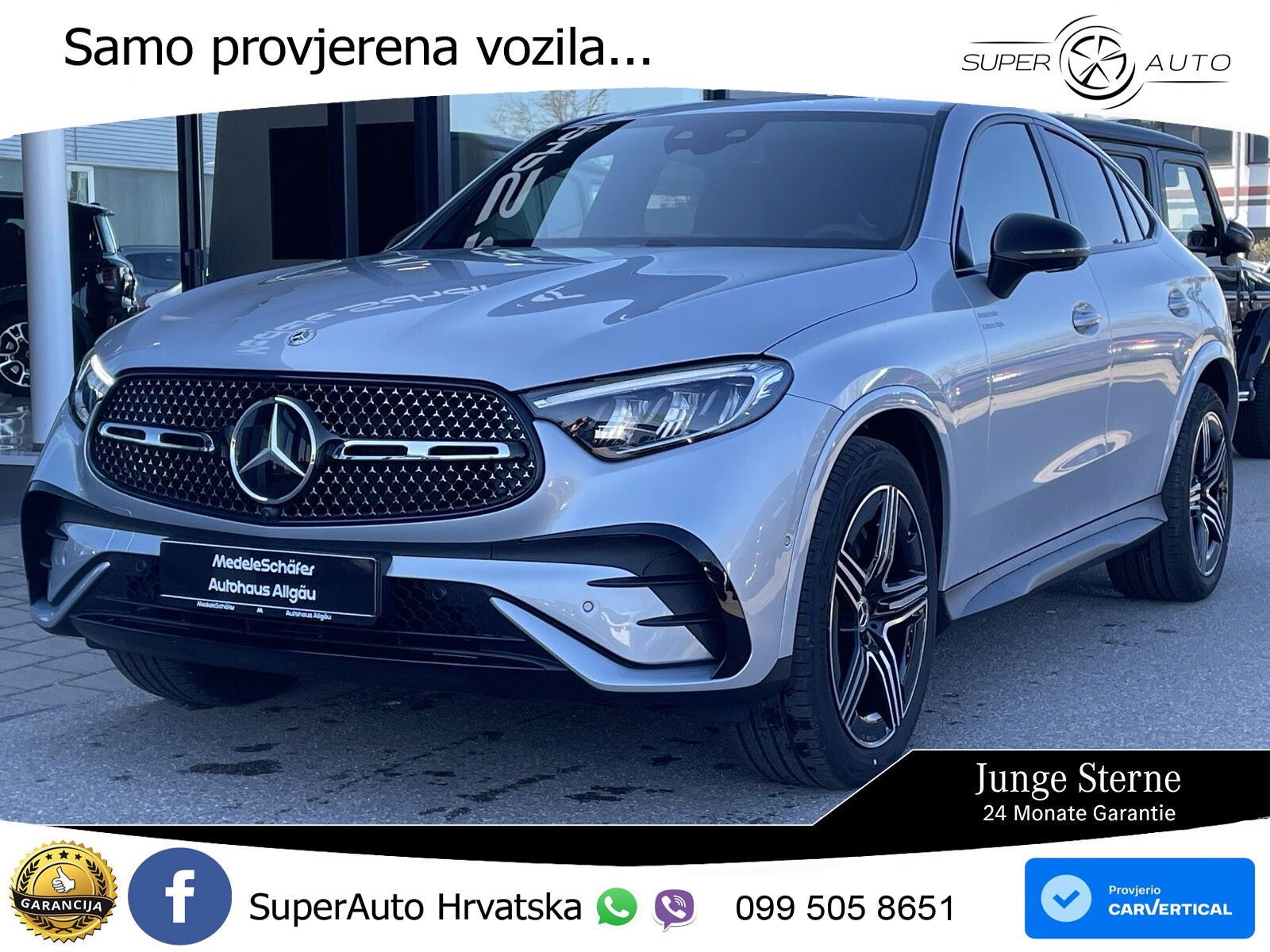 Mercedes GLC Coupe 220d (197 KS) 4MATIC 9G-TRONIC AMG LED+GR SJED+ACC