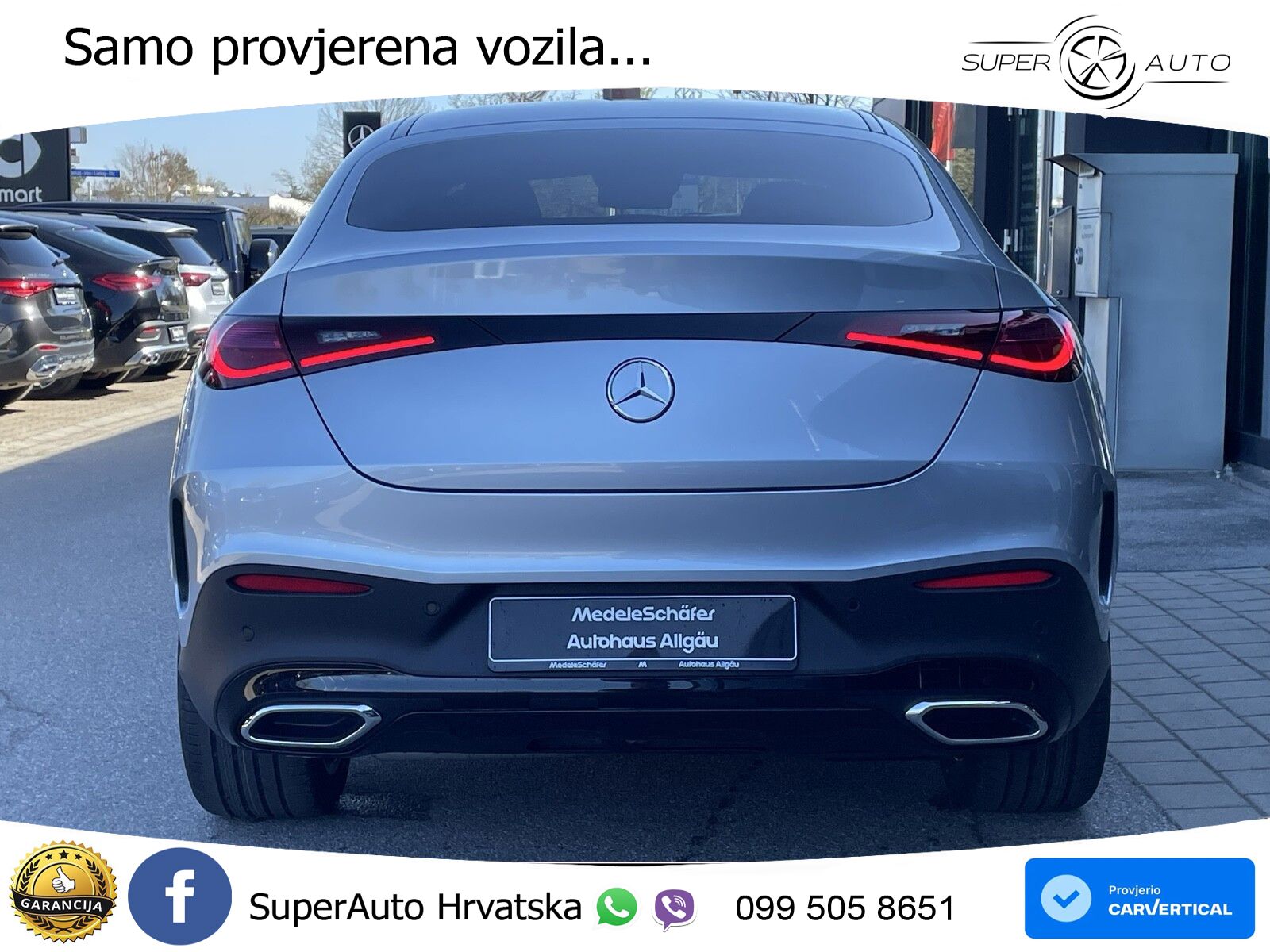 Mercedes GLC Coupe 220d (197 KS) 4MATIC 9G-TRONIC AMG LED+GR SJED+ACC