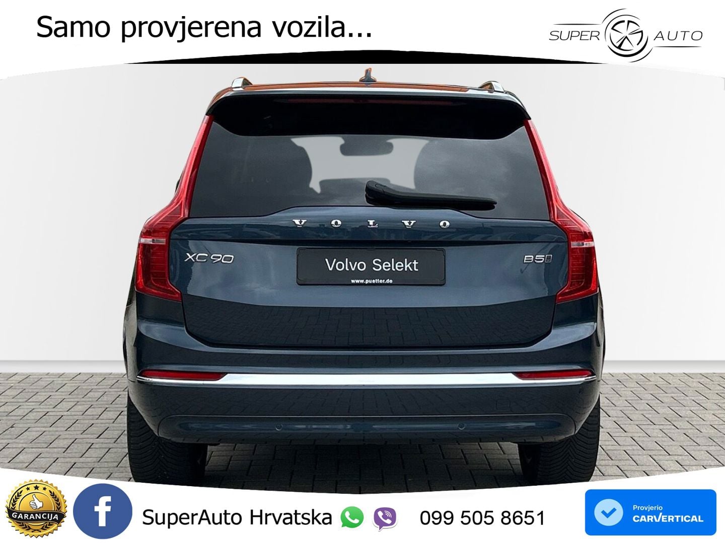 Volvo XC90 2.0 B5 Diesel AWD Automatic ACC+GR SJED+360+PANO