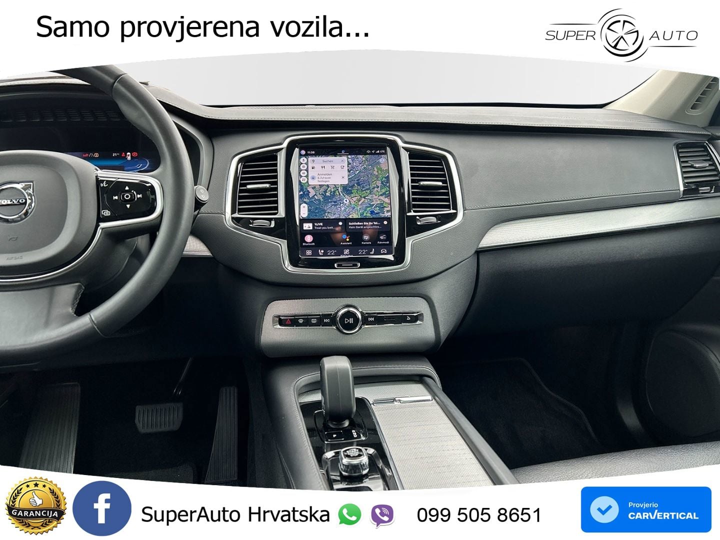 Volvo XC90 2.0 B5 Diesel AWD Automatic ACC+GR SJED+360+PANO