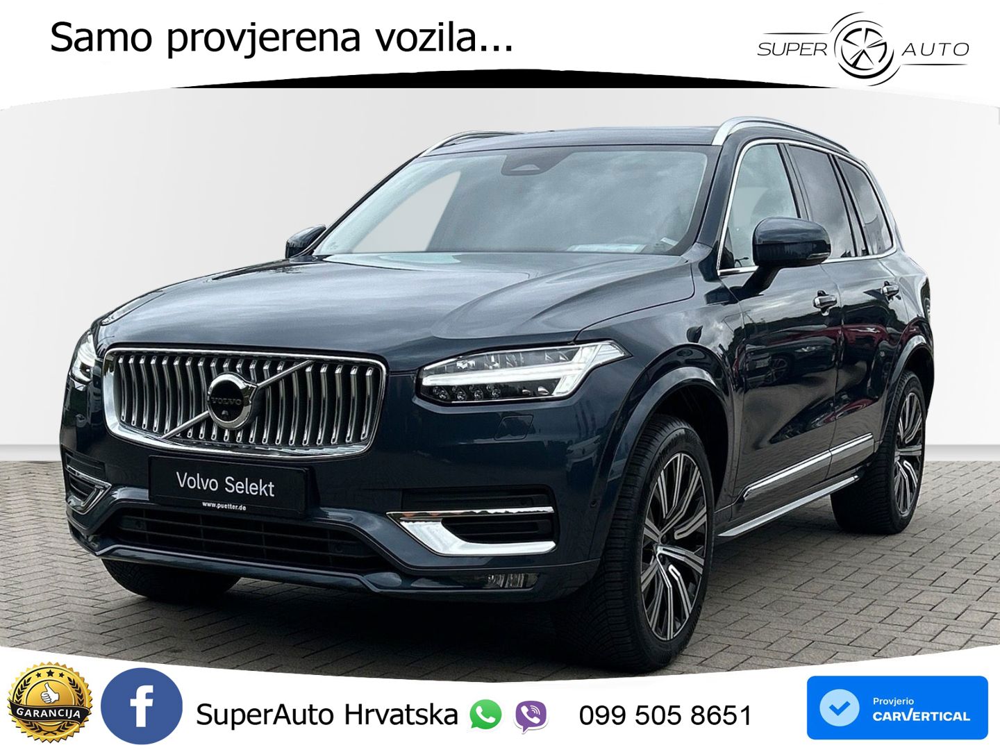 Volvo XC90 2.0 B5 Diesel AWD Automatic ACC+GR SJED+360+PANO